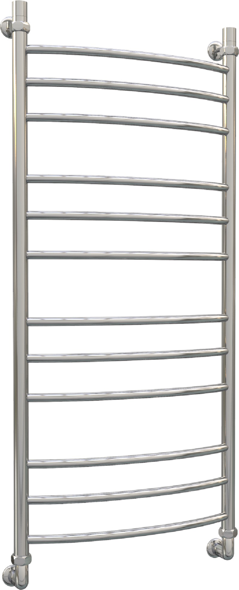 Изображение товара Полотенцесушитель водяной лестница Aquanerzh Дуга групповая 63x120 см хром нержавеющая сталь