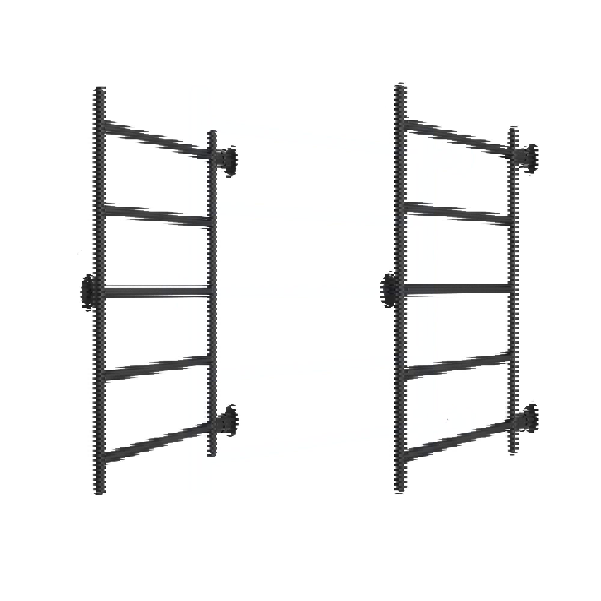 Изображение товара Водяной полотенцесушитель Ariano Версаль П5 53x60 см нержавеющая сталь черный матовый