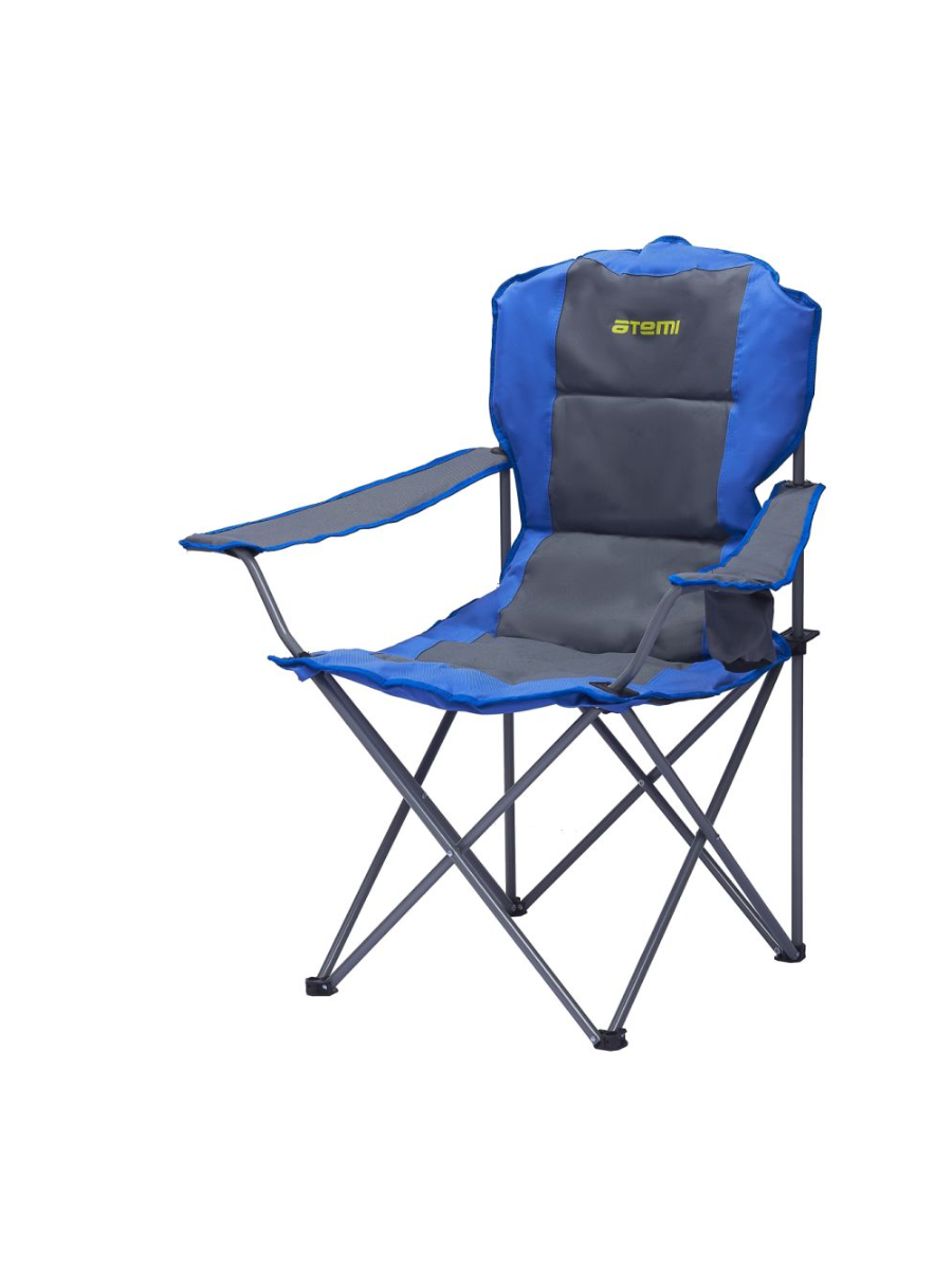 Изображение товара Складное садовое кресло Atemi AFC-750B 60x60x110 см синий сталь полиэстер