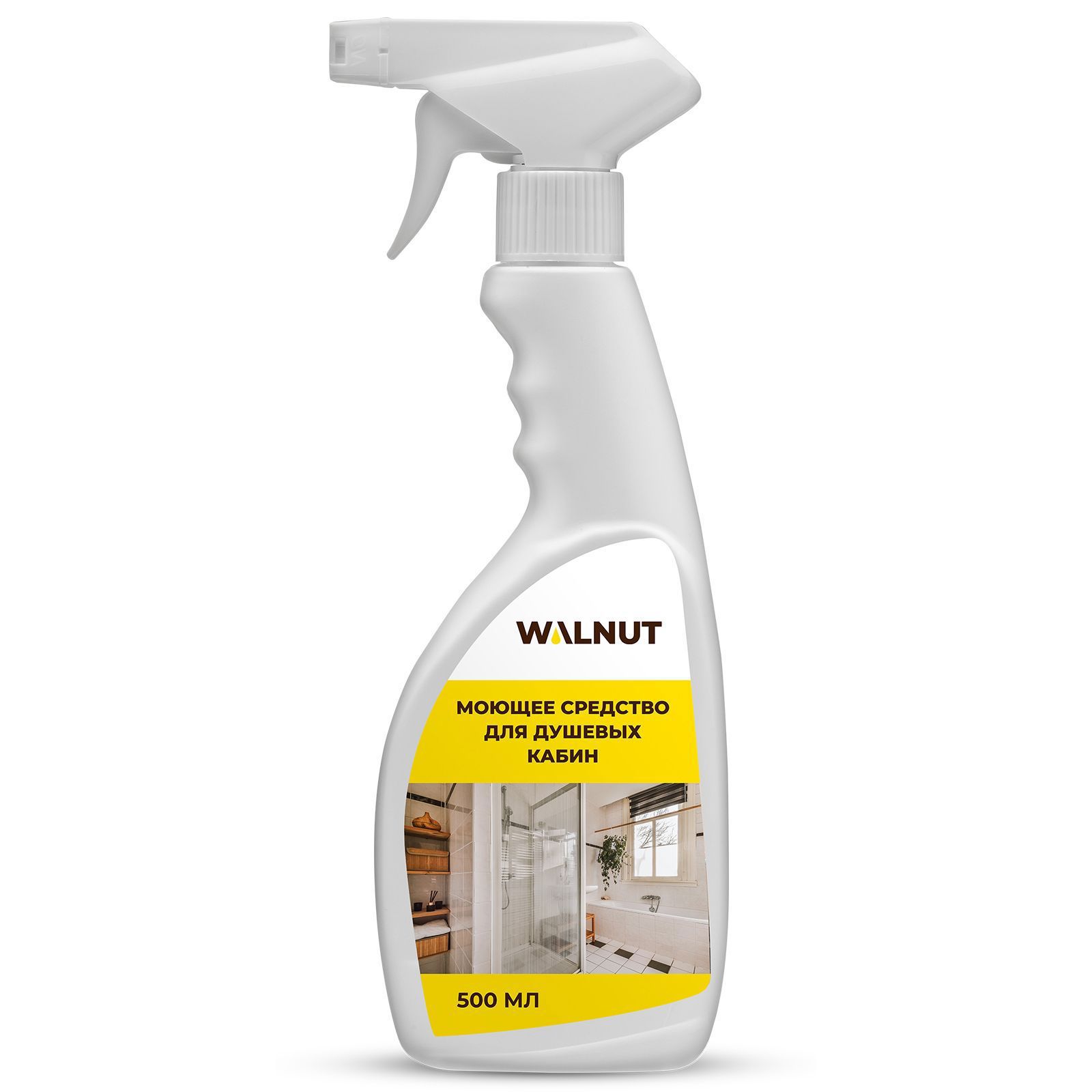 Изображение товара Моющее средство Walnut WLN0564 для душевых кабин 0.50 л Изображение товара Моющее средство Walnut WLN0564 для душевых кабин 0.50 л
