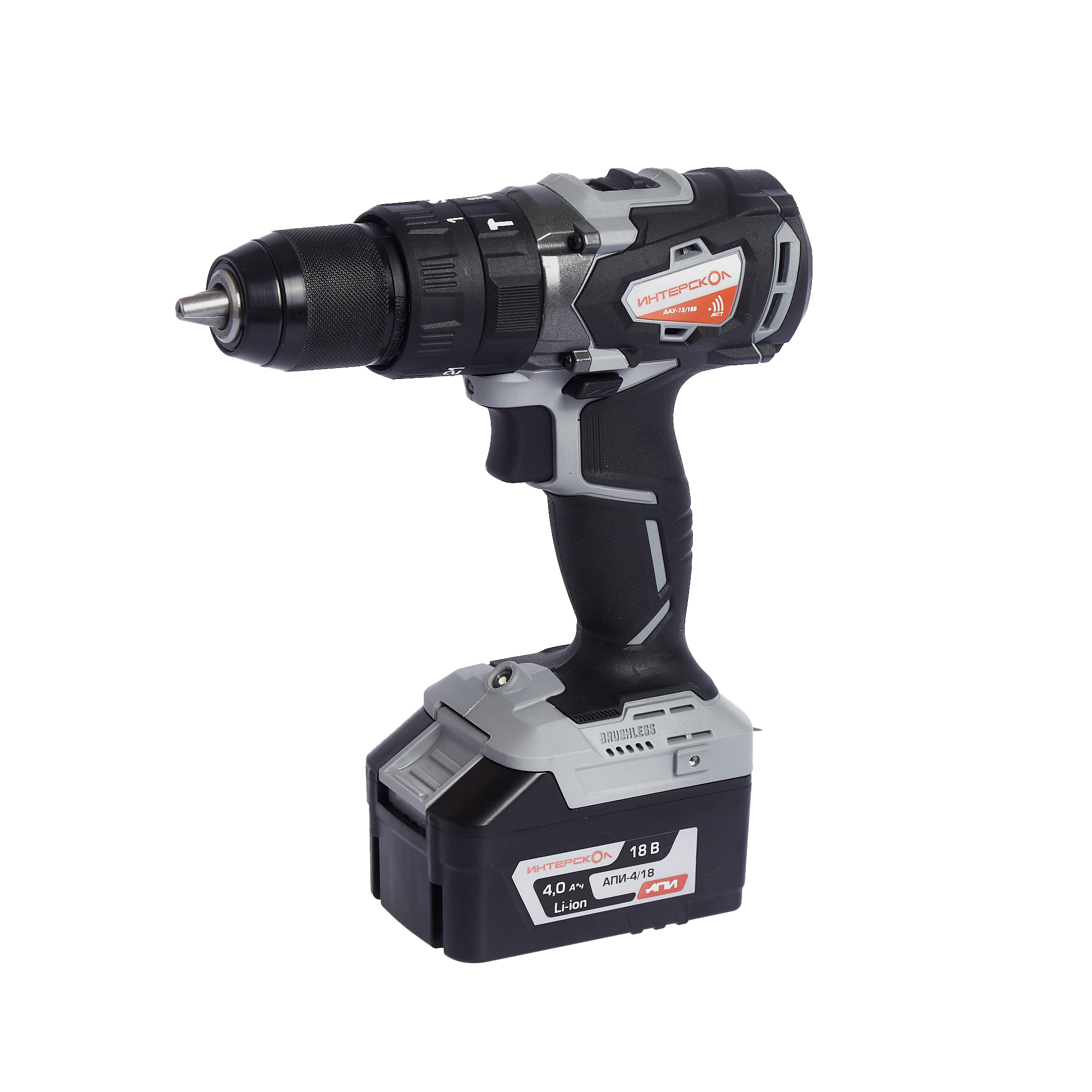 Изображение товара Аккумуляторная дрель-шуруповерт Интерскол ДАУ-13/18В 574.0.0.70 мощный и легкий для дома и професси