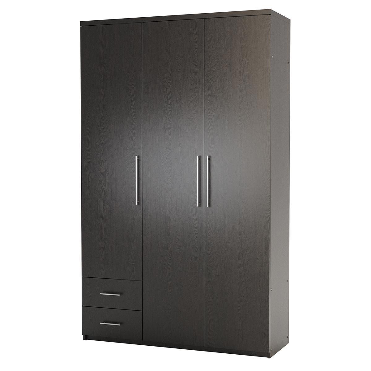 Изображение товара Шкаф распашной Шарм-Дизайн 105x220x45 см ЛДСП цвет венге