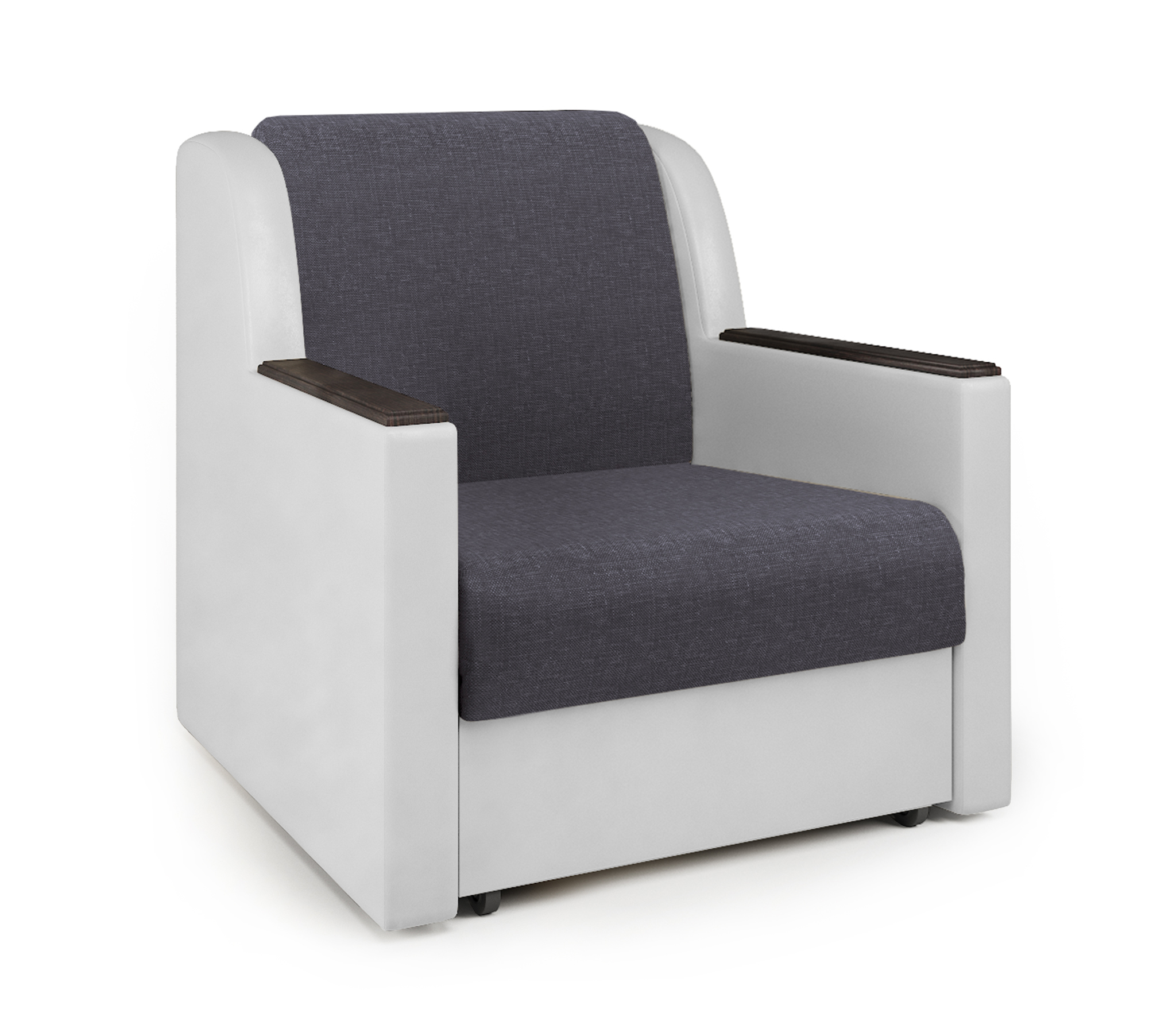 Изображение товара Кресло-кровать Шарм-Дизайн Аккорд Д 70 Серый 90x95x110 см с бельевым ящиком