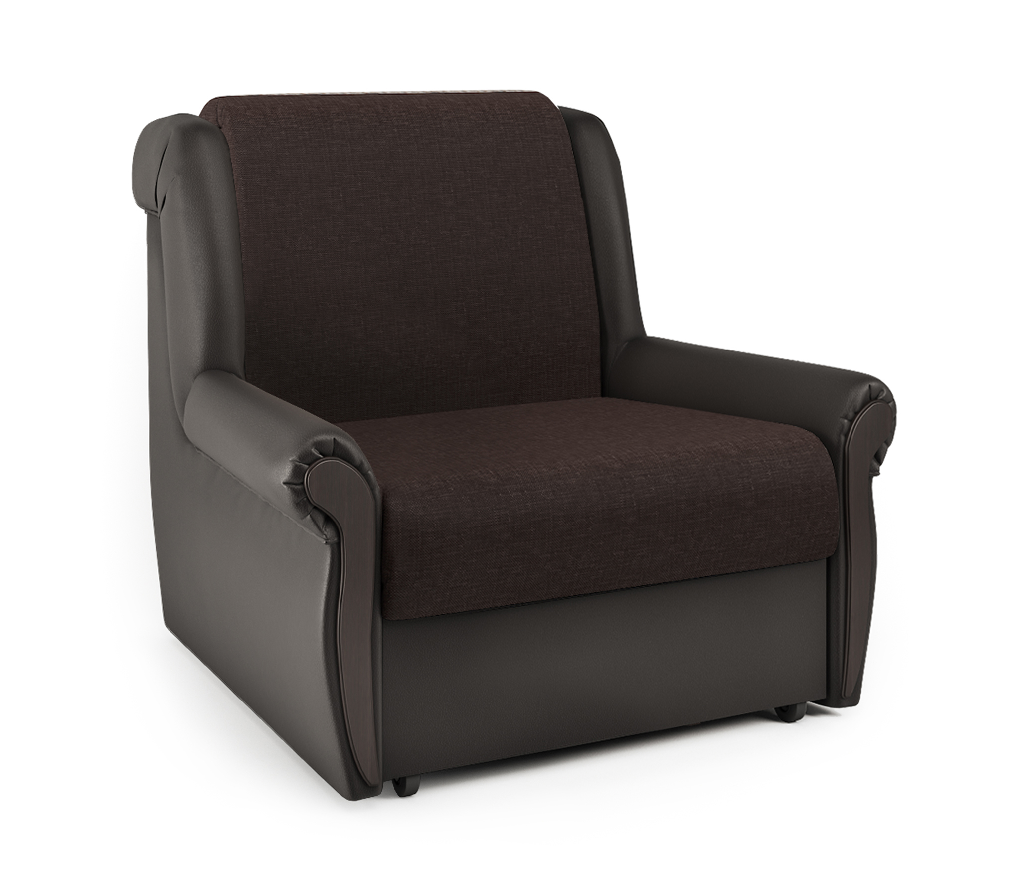 Изображение товара Кресло-кровать Шарм-Дизайн Аккорд М 70 100x95x110 см цвет коричневый 33070663