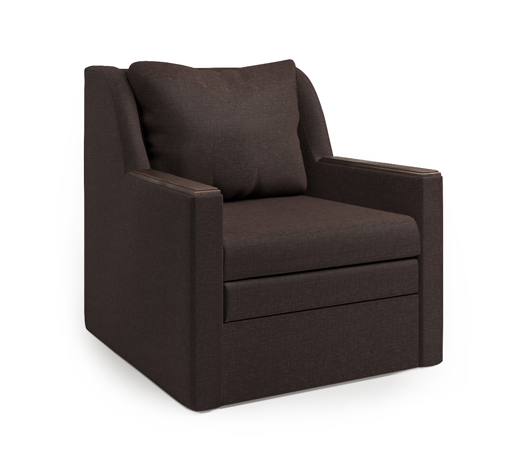 Изображение товара Кресло-кровать Шарм-Дизайн Соло 82x93x94 см цвет коричневый 1006031