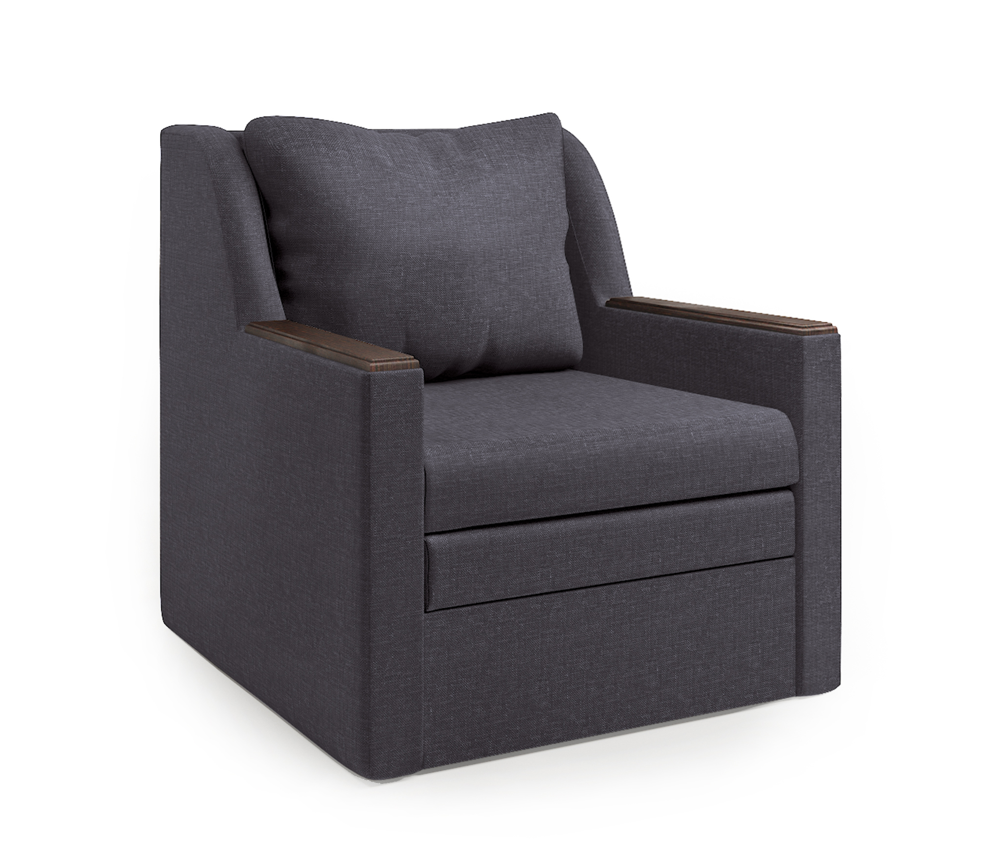 Изображение товара Кресло-кровать Шарм-Дизайн Соло серый 82x93x94 см