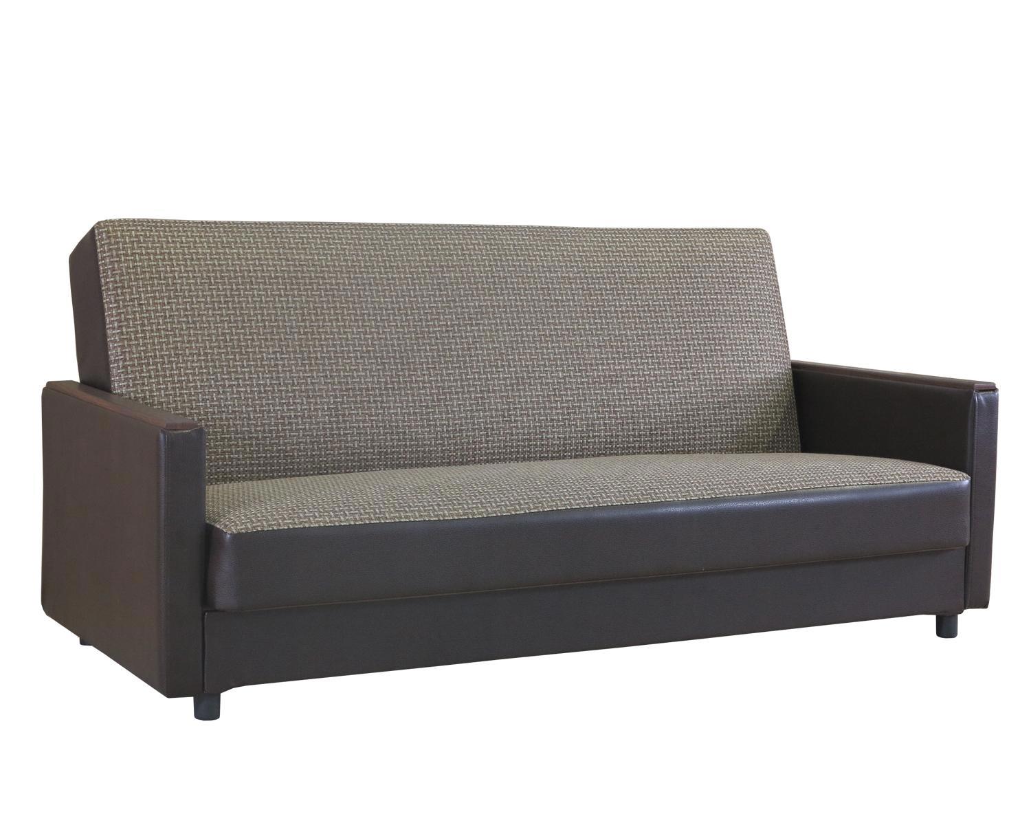 Изображение товара Диван Шарм-Дизайн Классика Д 1109201042 208x92x92 см рогожка цвет коричневый