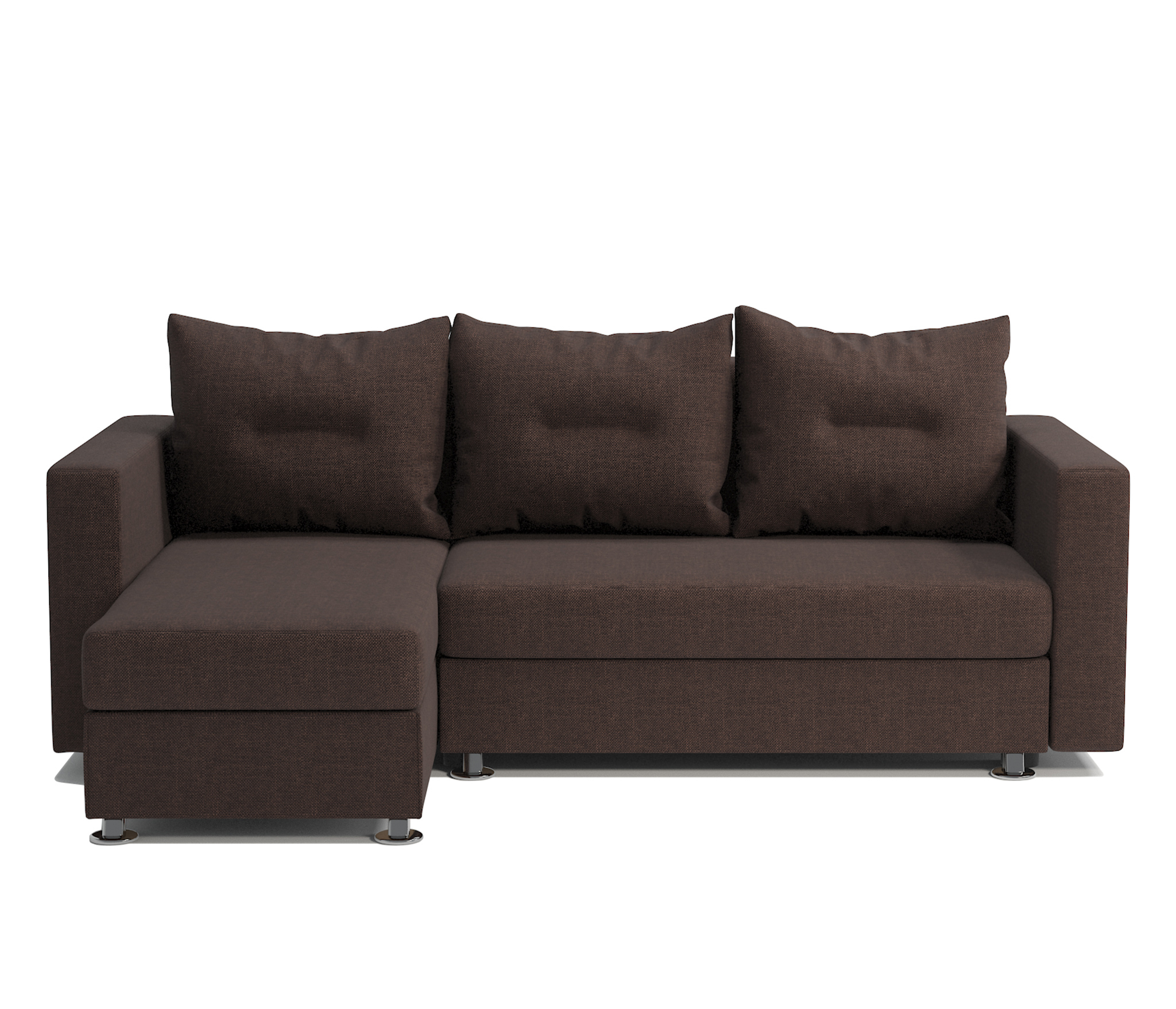 Изображение товара Диван Шарм-Дизайн Ария 225x150 см угловой шоколадный