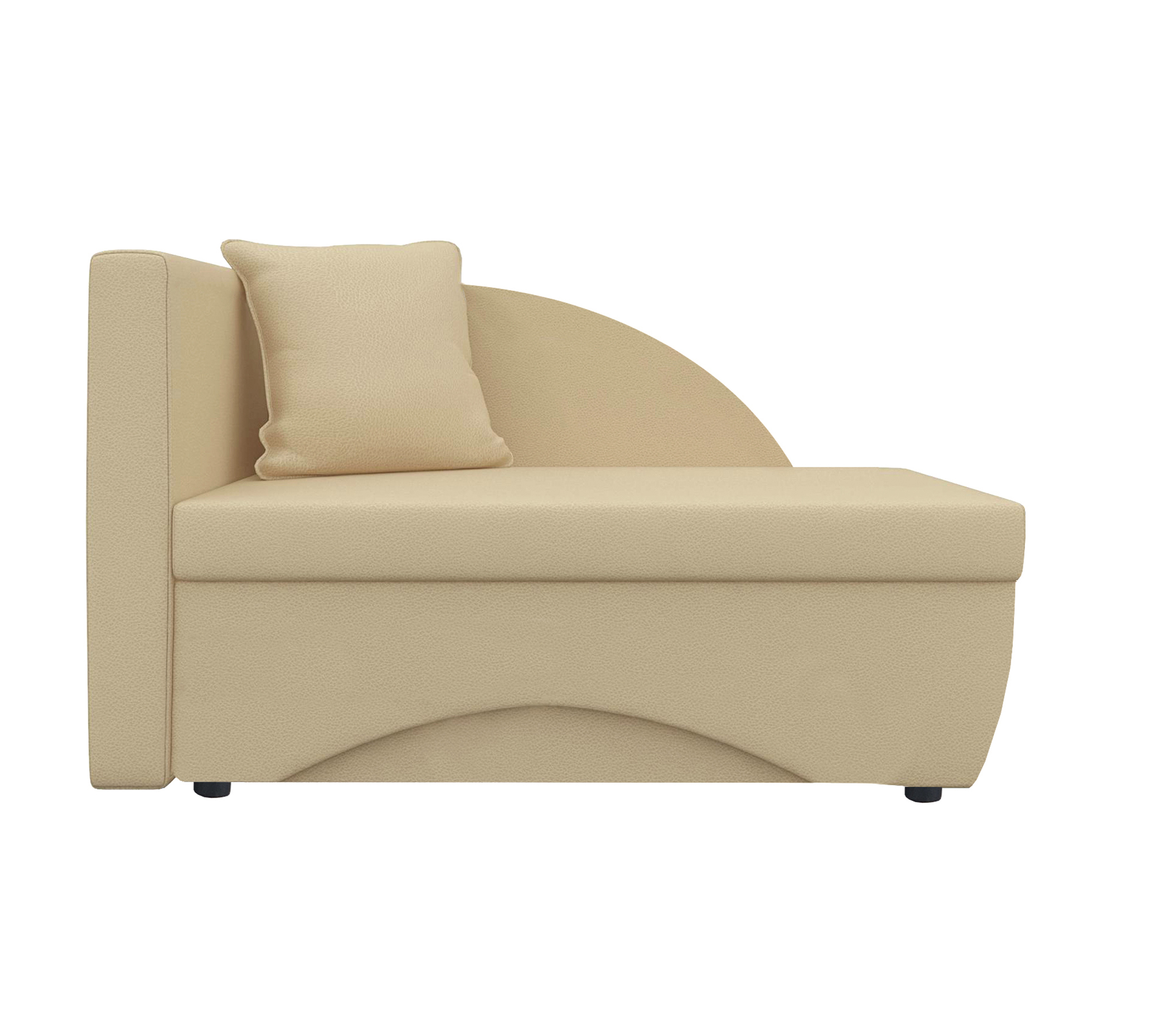 Изображение товара Кушетка Шарм-Дизайн Трио левый 152x82x87 см бежевый экокожа