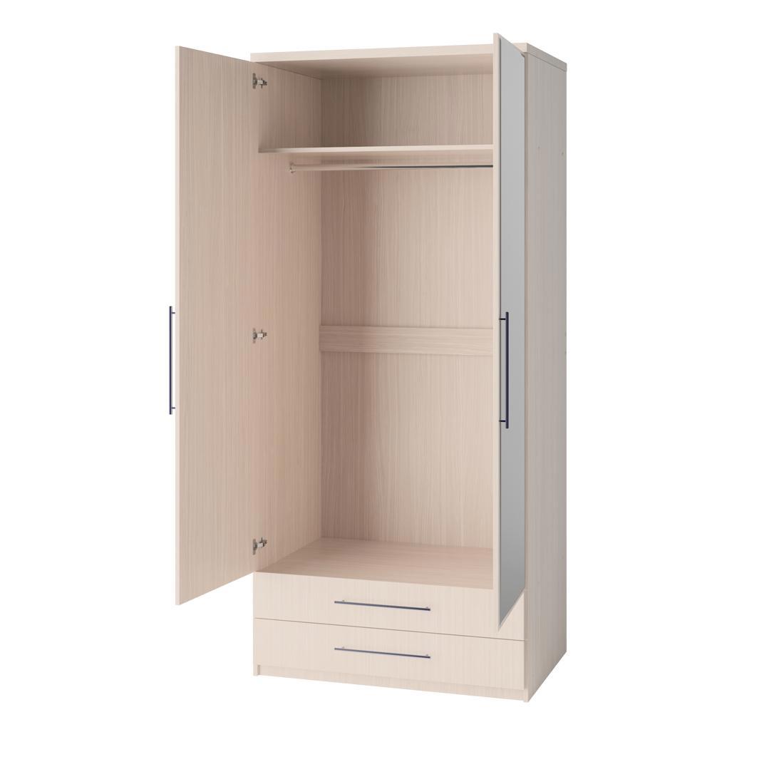 Изображение товара Шкаф распашной Мелодия Эконом 6 ЛДСП в стиле классика 100x220x60 см Вяз