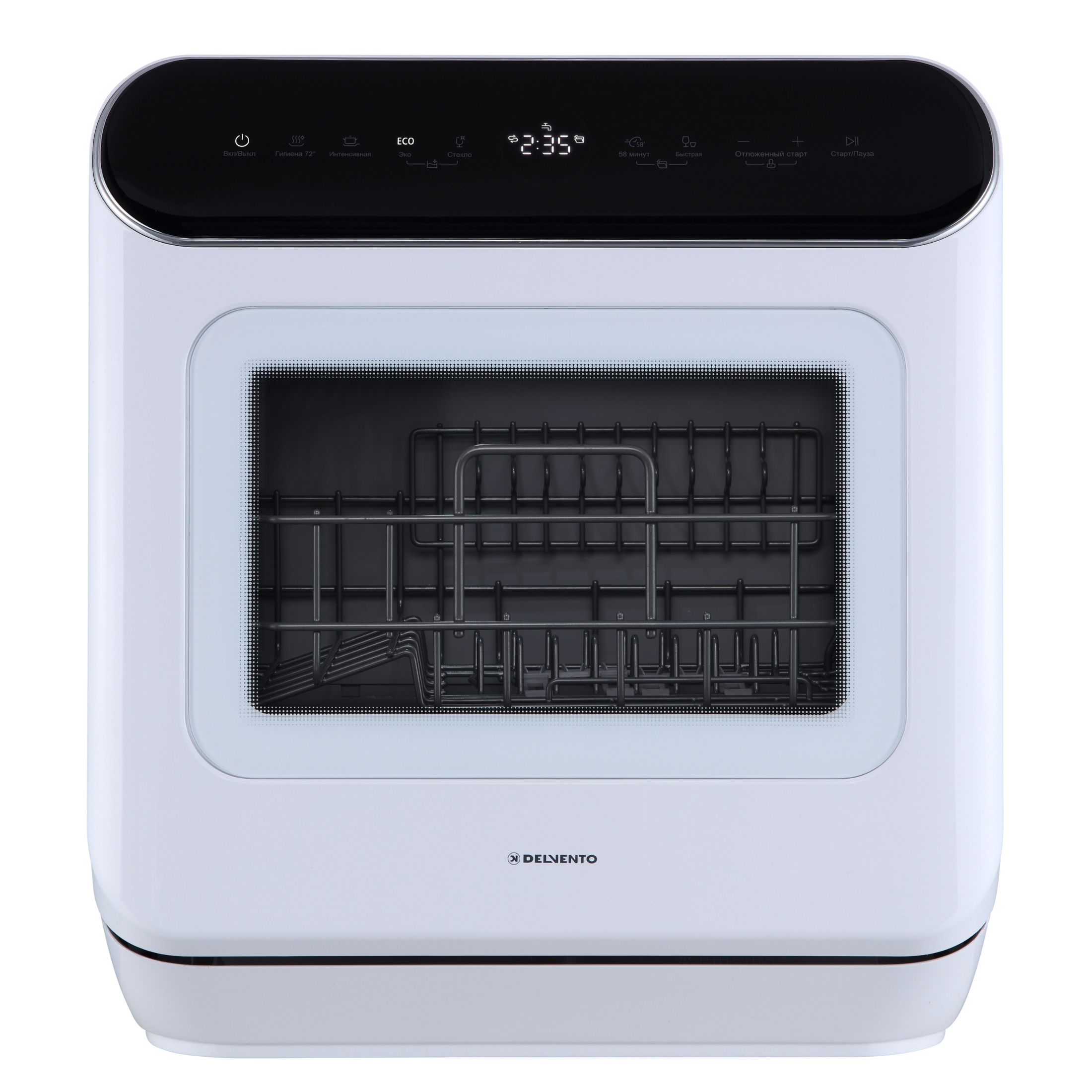 Изображение товара Отдельностоящая посудомоечная машина DELVENTO VWP5500 42 см 7 программ белая