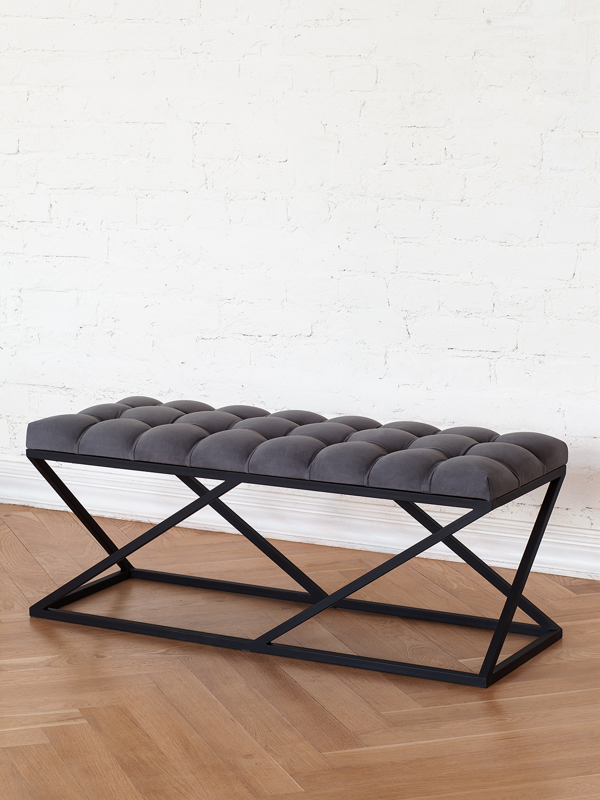 Изображение товара Банкетка Greenween GW-ZUMA-MG 110x40x45 см черная, современные материалы