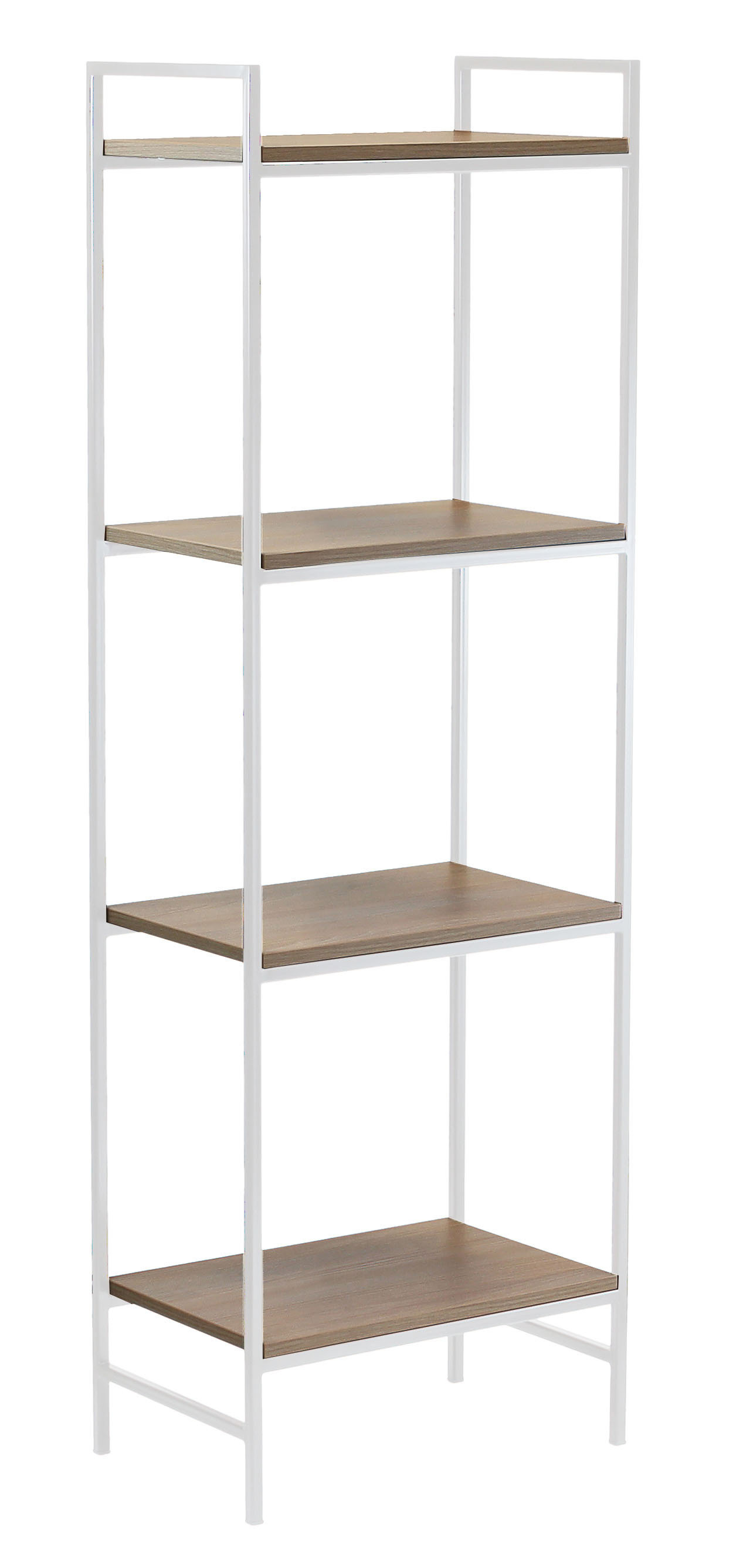 Изображение товара Стеллаж Greenween GW-ALTO-450W-LD-R 4 полки, белый, металл и ЛДСП
