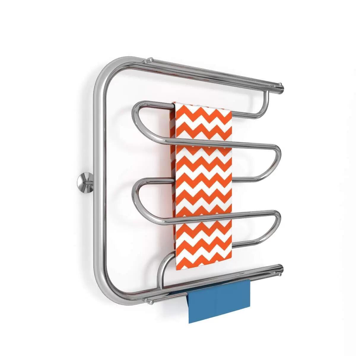 Изображение товара Водяной полотенцесушитель Zigzag Dw 70x60 см с полками из нержавеющей стали