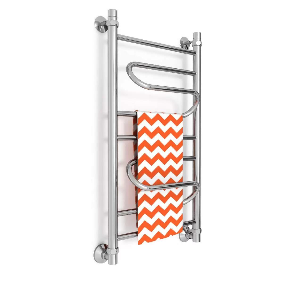 Изображение товара Водяной полотенцесушитель Zigzag W 40x80 см нержавеющая сталь