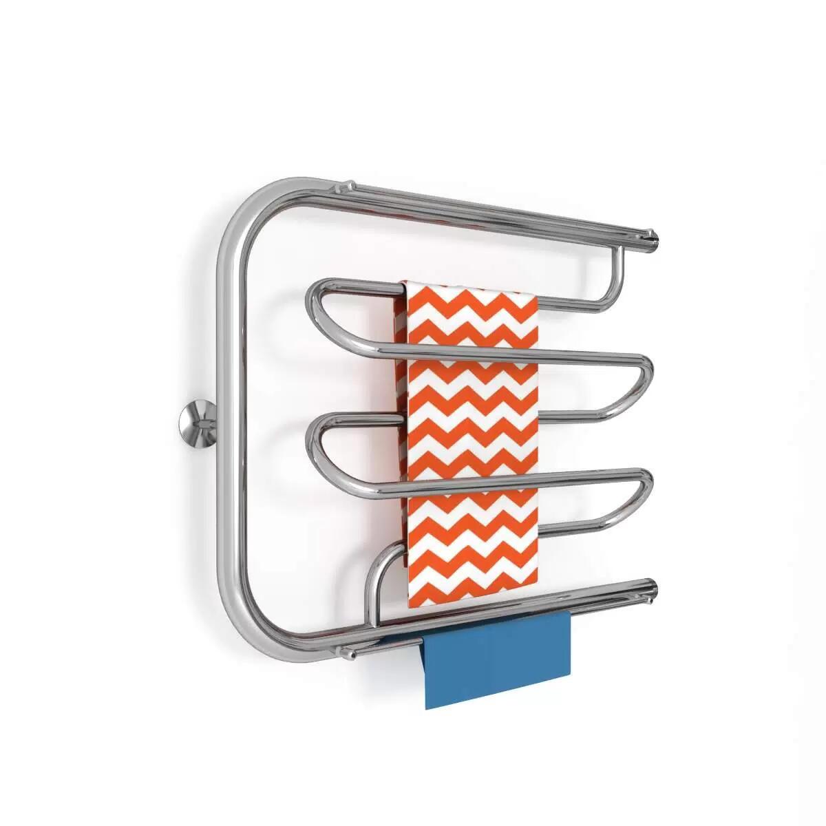 Изображение товара Водяной полотенцесушитель Zigzag Dw 70x50 см с полкой из нержавеющей стали Россия