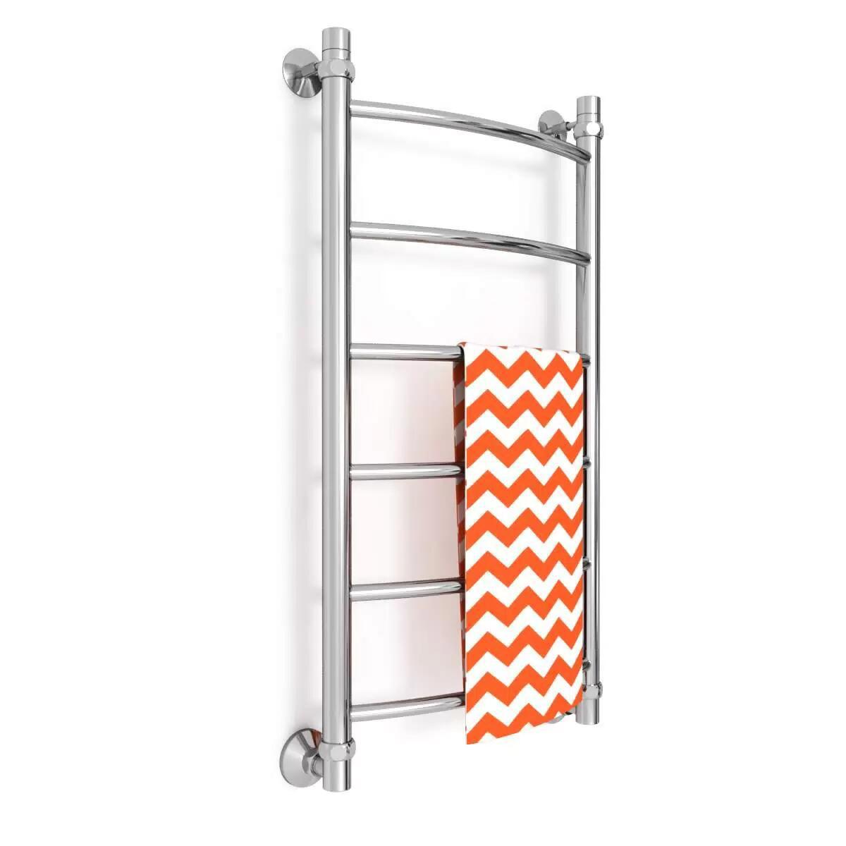 Изображение товара Водяной полотенцесушитель Zigzag R 40x80 см нержавеющая сталь 5 лет гарантия