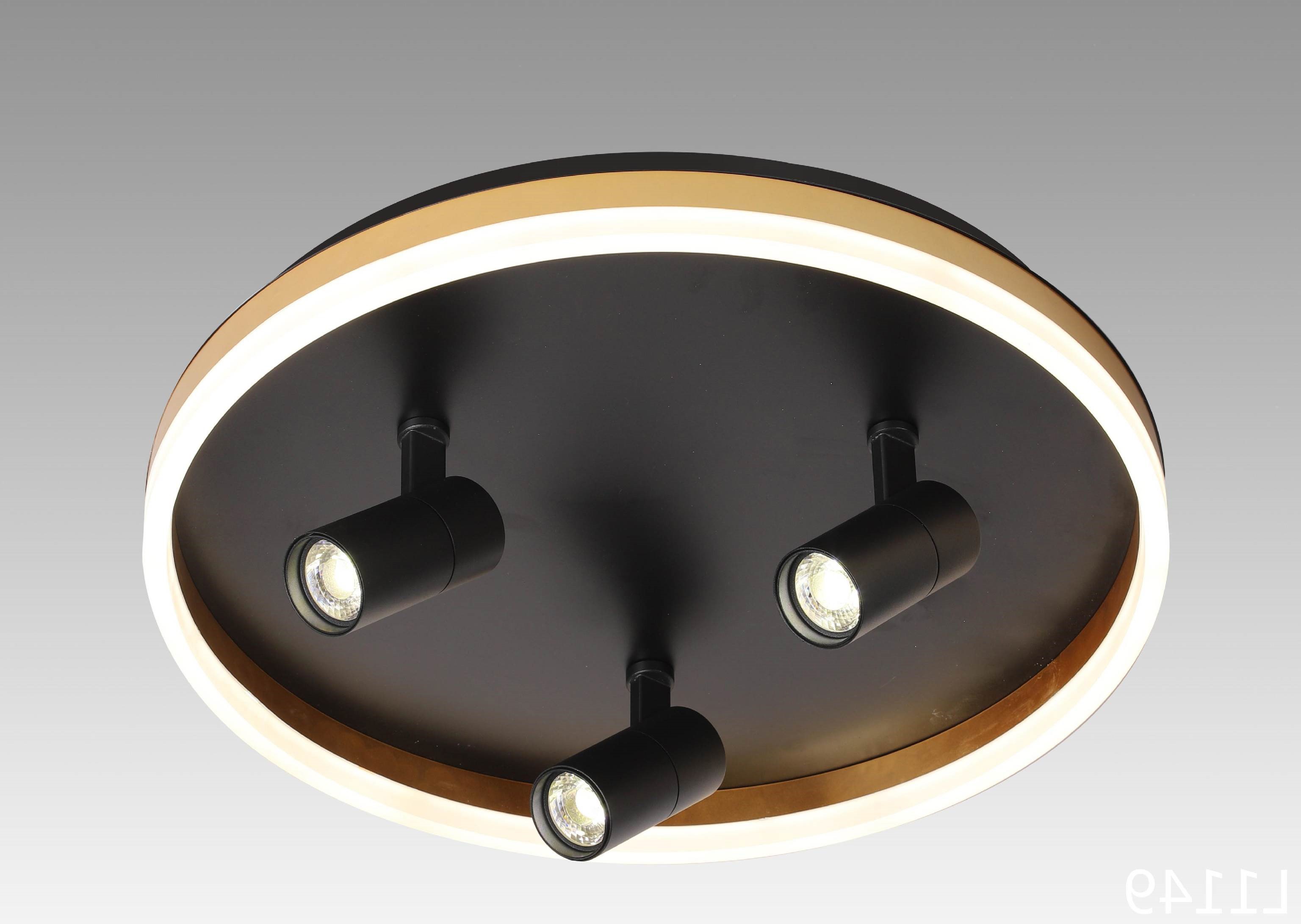 Изображение товара Светильник настенно-потолочный светодиодный МЕЛОДИЯ СВЕТА CW8480 Track lamps 15 м² теплый белый свет цвет черный