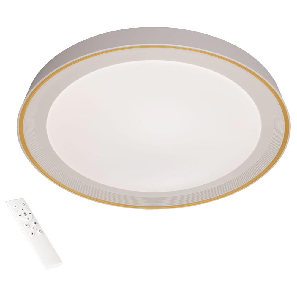 Изображение товара Светильник светодиодный потолочный Apl Led Turin 56 Вт 18 м² пульт регулировка белый-жёлтый