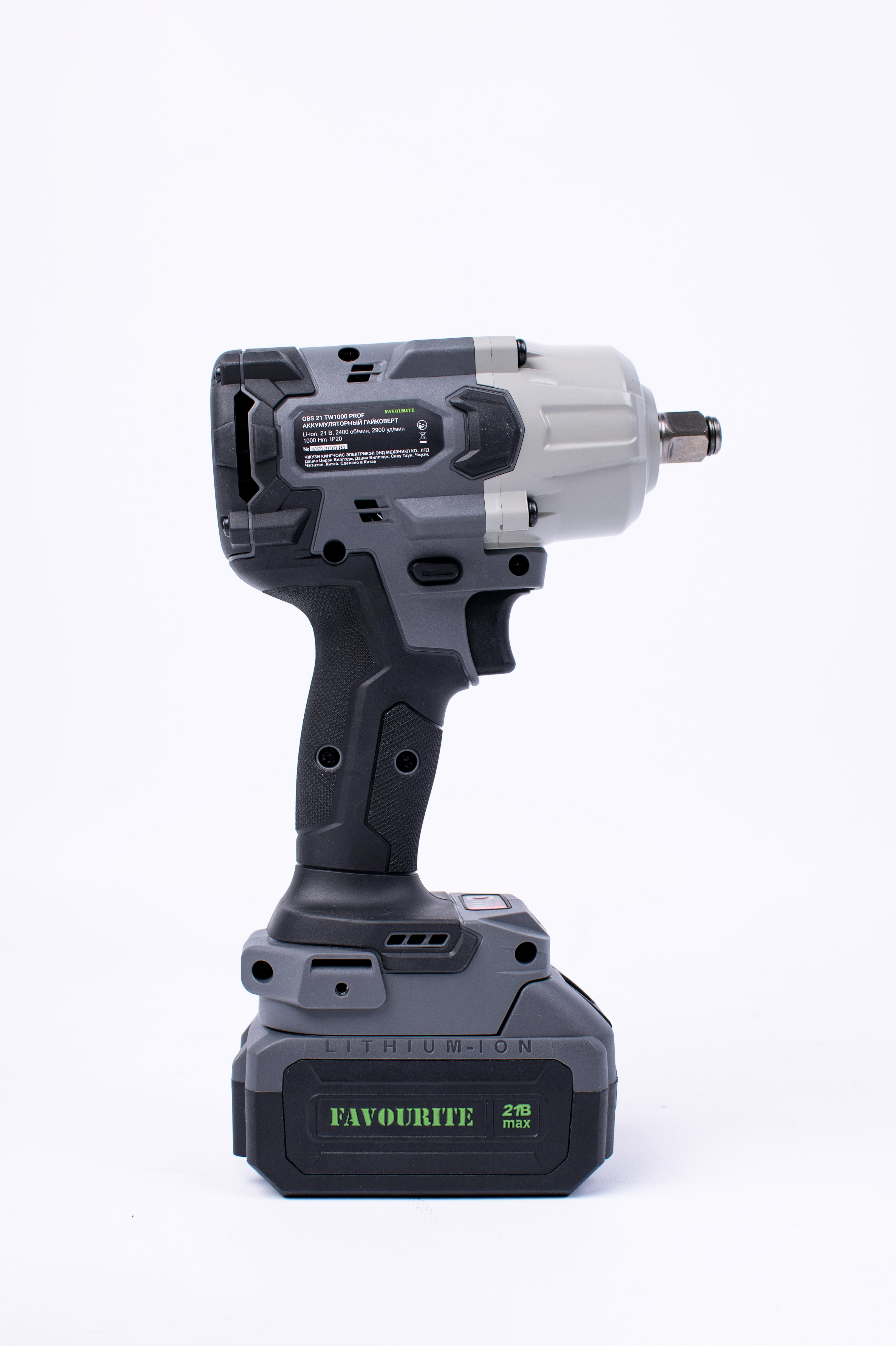 Изображение товара Аккумуляторный гайковерт Favourite OBS 21 TW1000 Prof 1000 Нм, Li-Ion