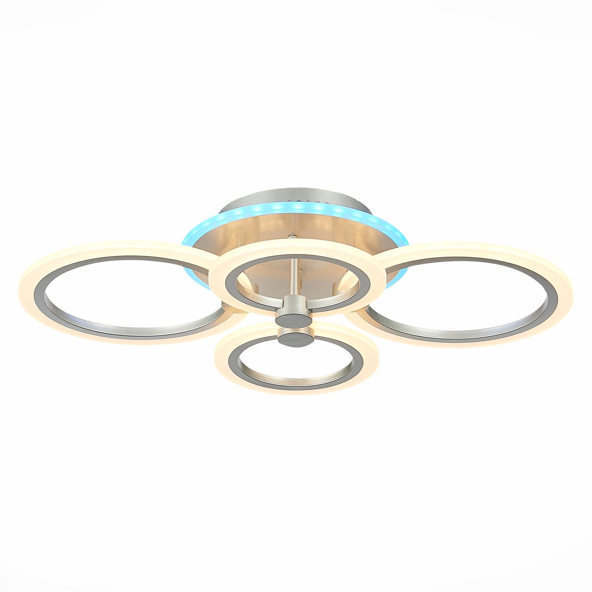 Изображение товара Светильник настенно-потолочный светодиодный Alma light Cresso 12 м² регулируемый белый свет цвет серый/серебристый