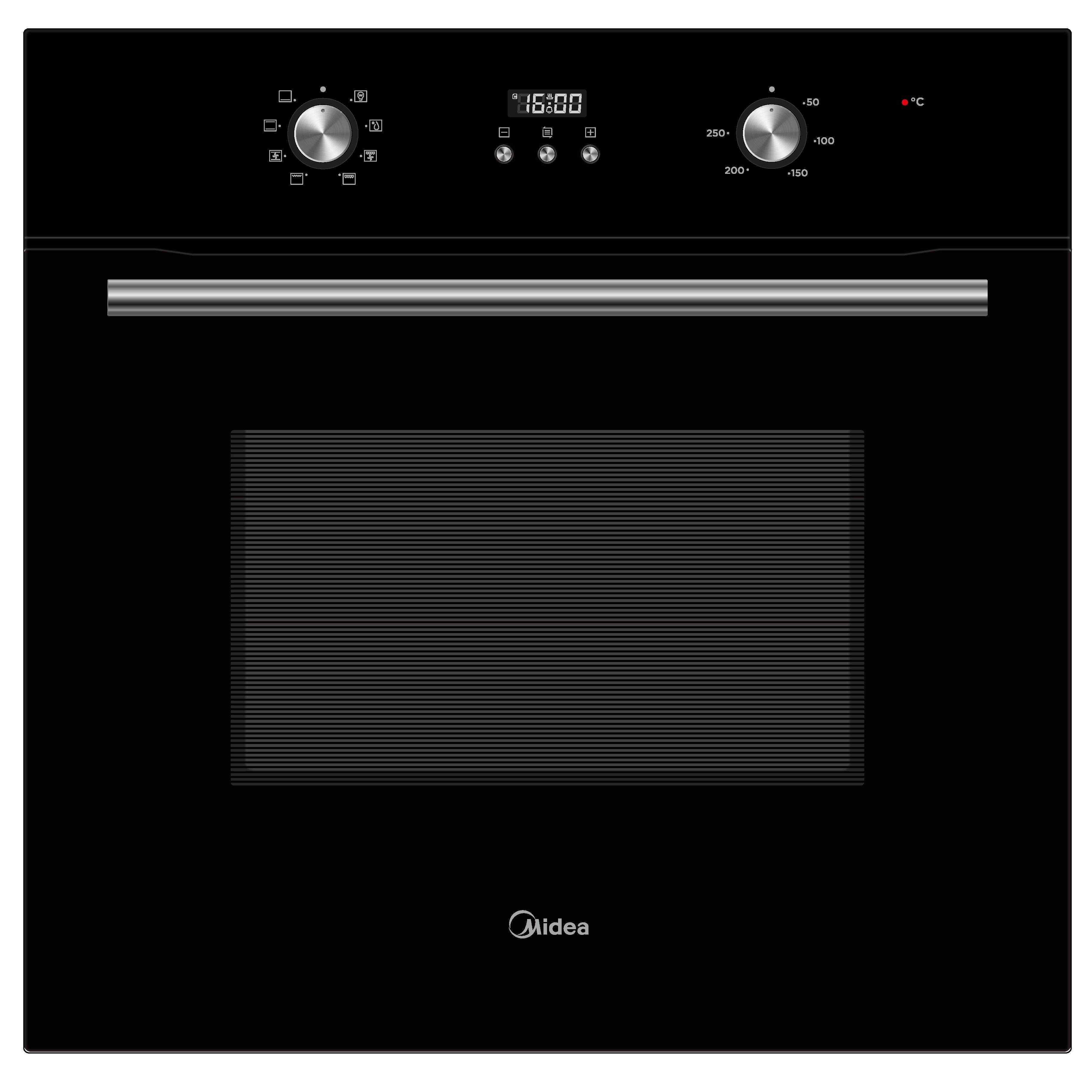 Изображение товара Электрический встраиваемый духовой шкаф MIDEA MO47001GB 7 режимов конвекции черный