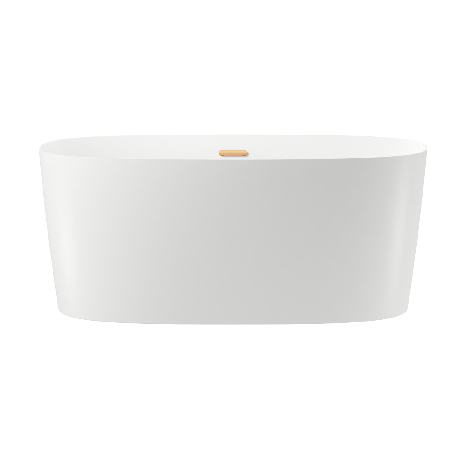 Изображение товара Отдельностоящая ванна Wellsee Calin 230201004 акриловая 140x70 см с ножками, экраном и сливом-переливом