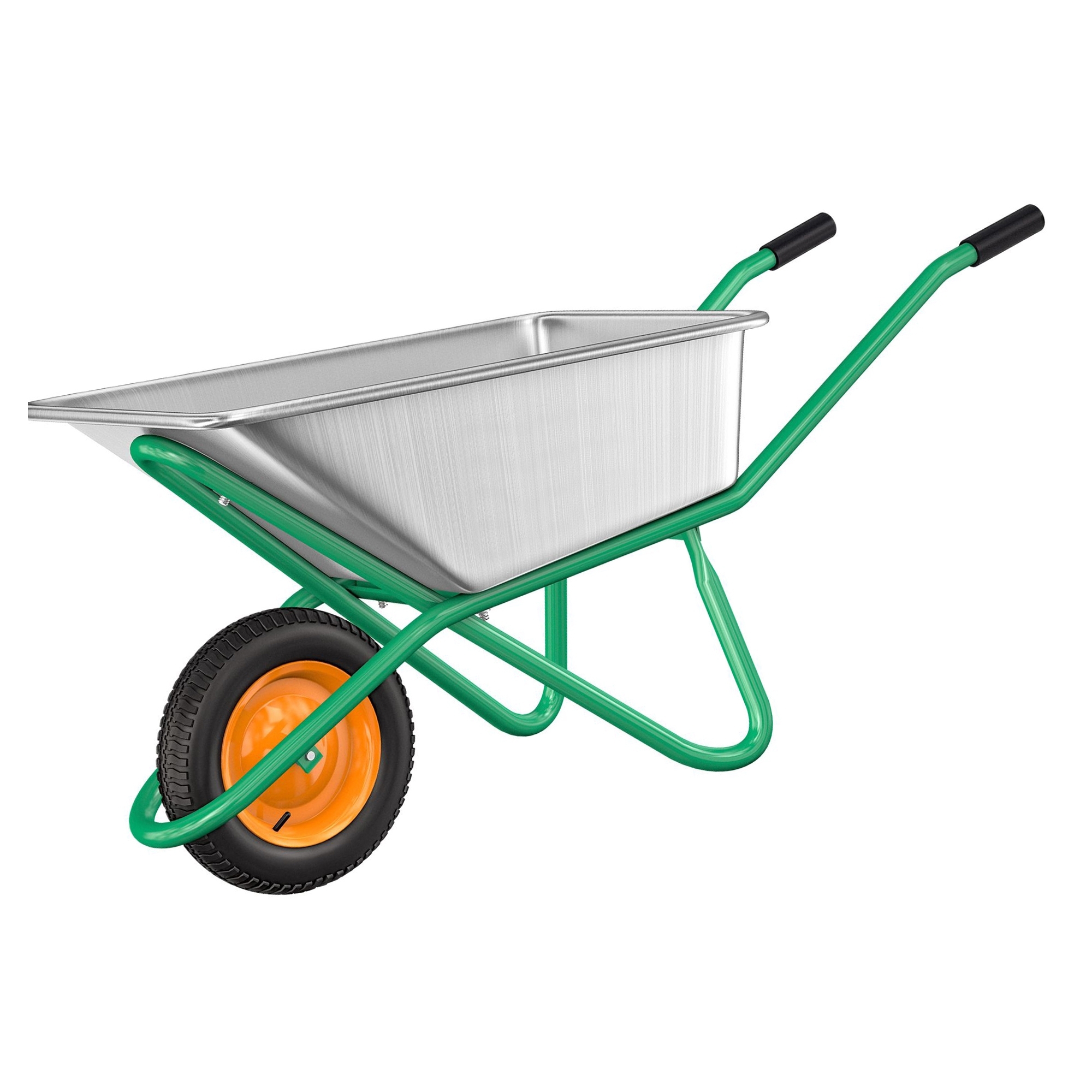 Изображение товара Тачка садовая одноколесная 200 кг/90 л