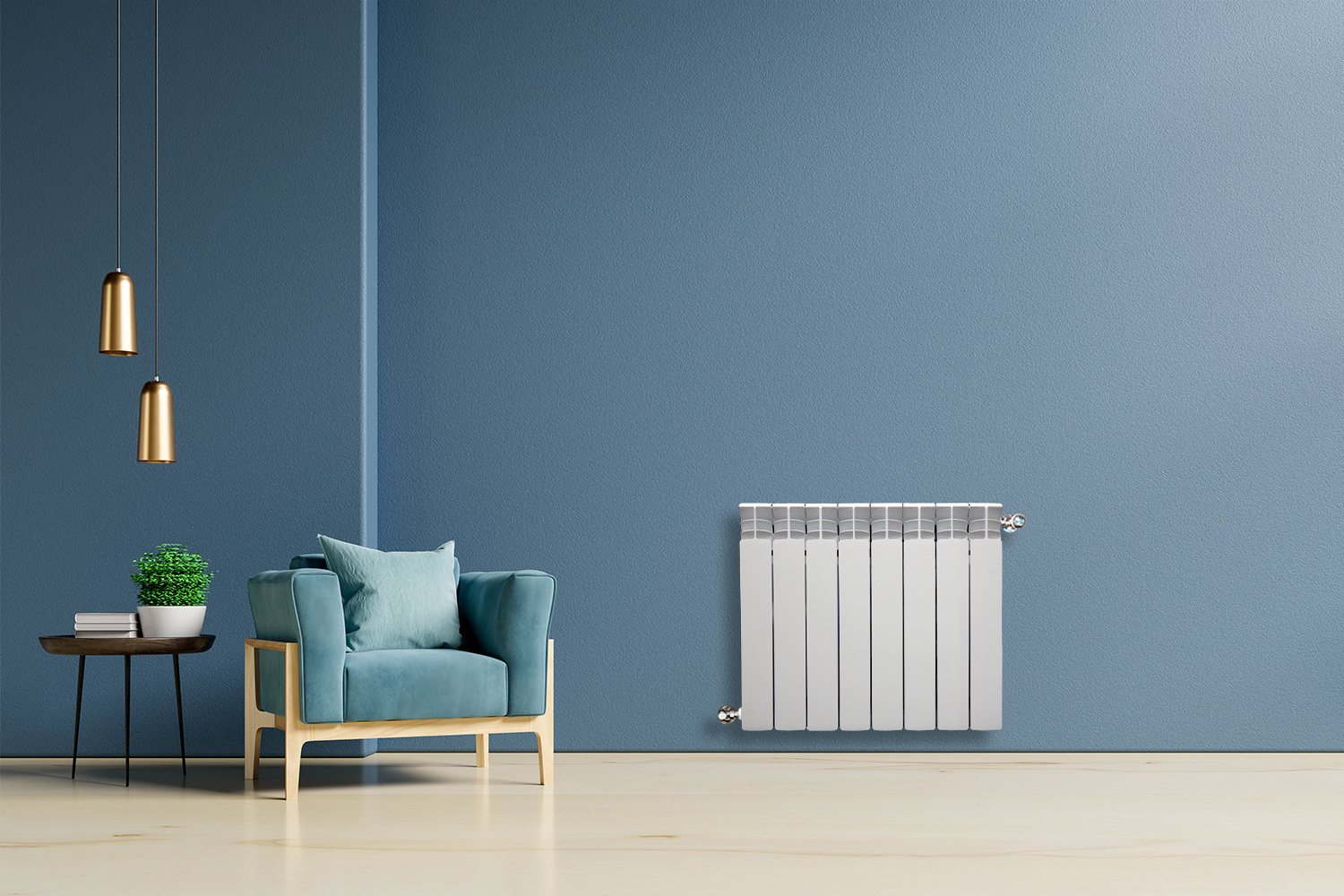 Изображение товара Радиатор Fondital Exclusivo D3 Plus 8 секций алюминий белый высокое давление