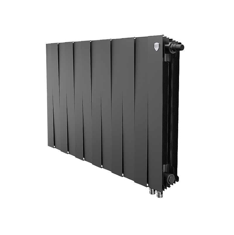 Изображение товара Радиатор Royal thermo PianoForte 12 секций черный с нижним подключением