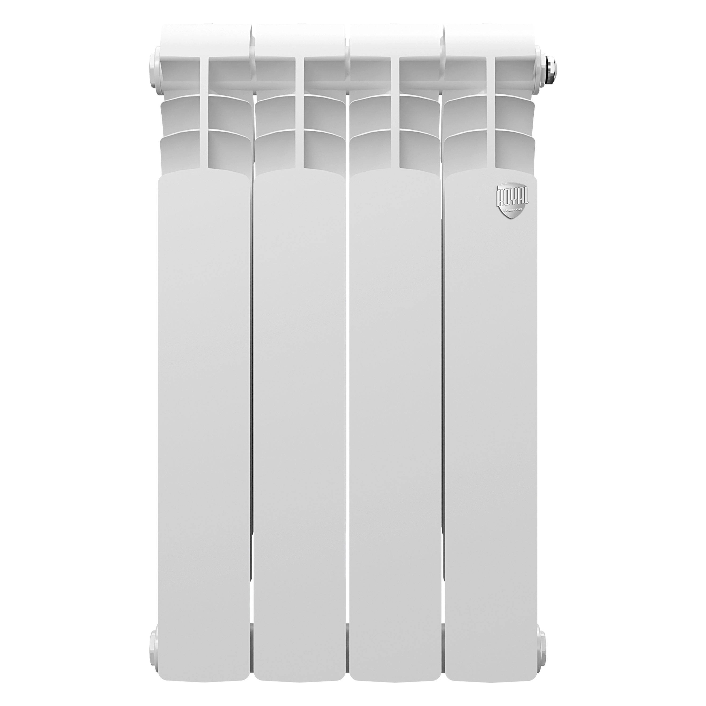 Изображение товара Радиатор Royal thermo Vittoria Super 500 2.0 4 секций боковое подключение биметалл белый