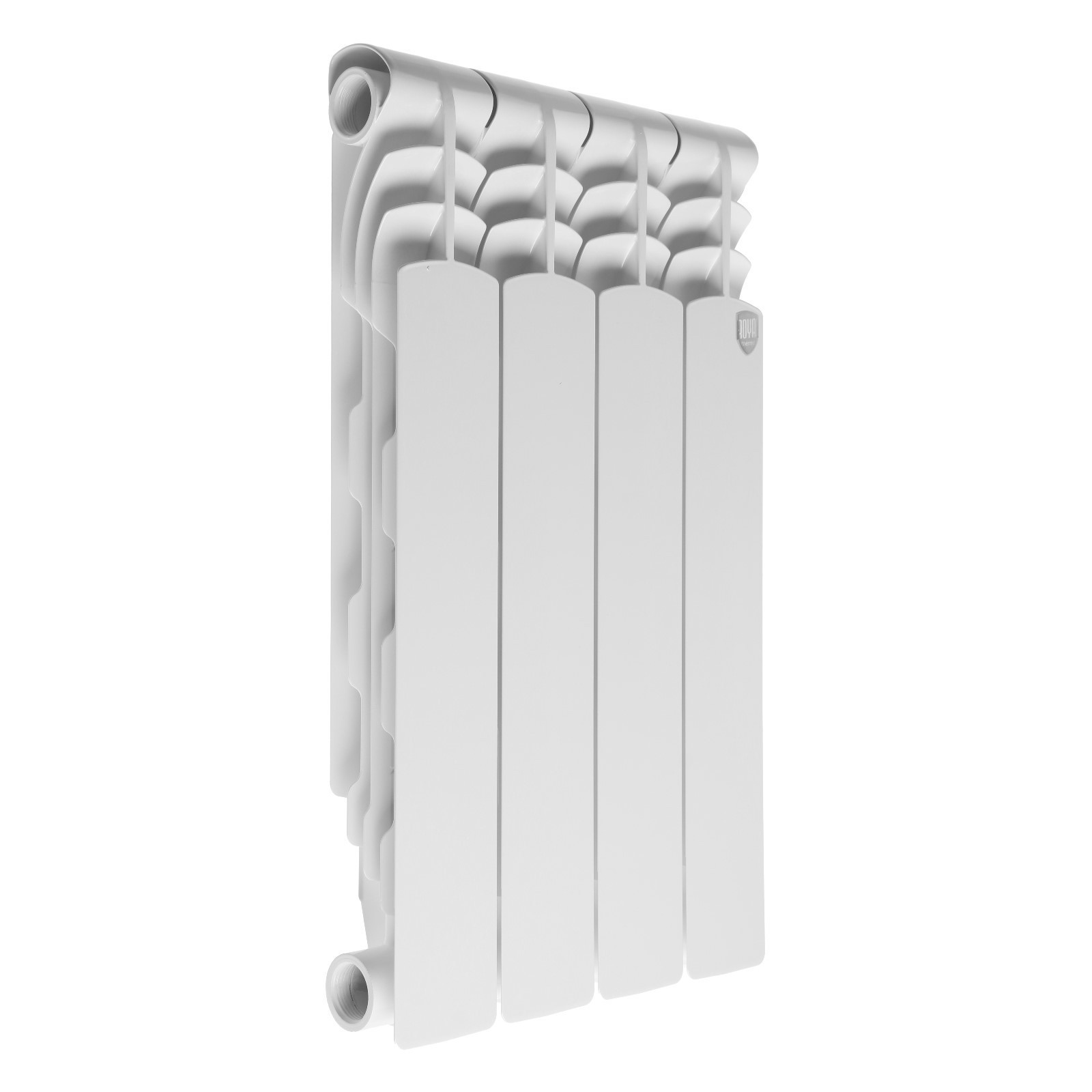 Изображение товара Радиатор Royal Thermo Revolution 500x80 мм. 4 секций нижнее подключение биметалл цвет белый