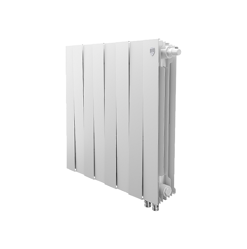 Изображение товара Радиатор Royal thermo PianoForte 500 8 секций нижнее подключение биметалл белый