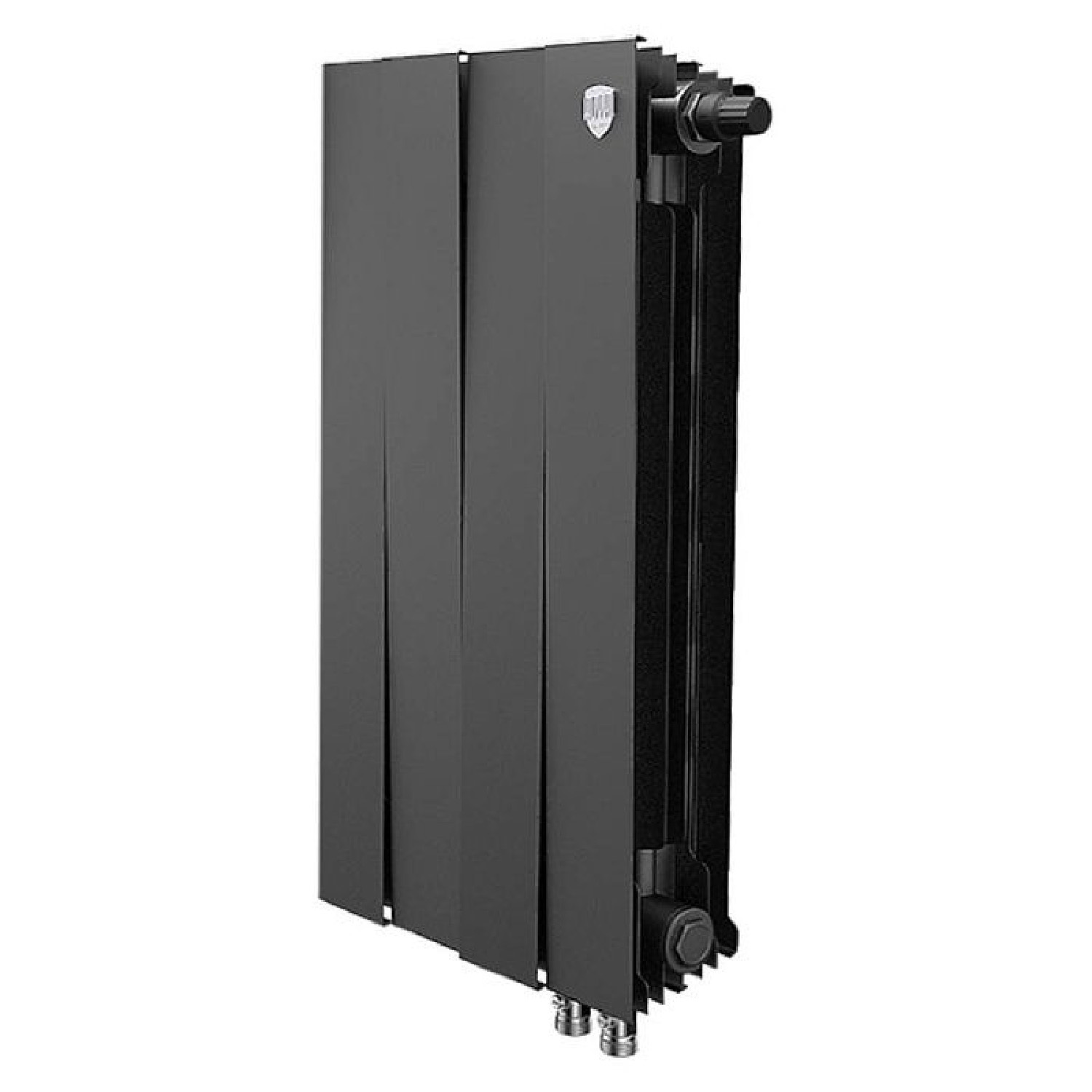 Изображение товара Радиатор биметалл секционный Royal thermo Pianoforte 4 секции Noir Sable