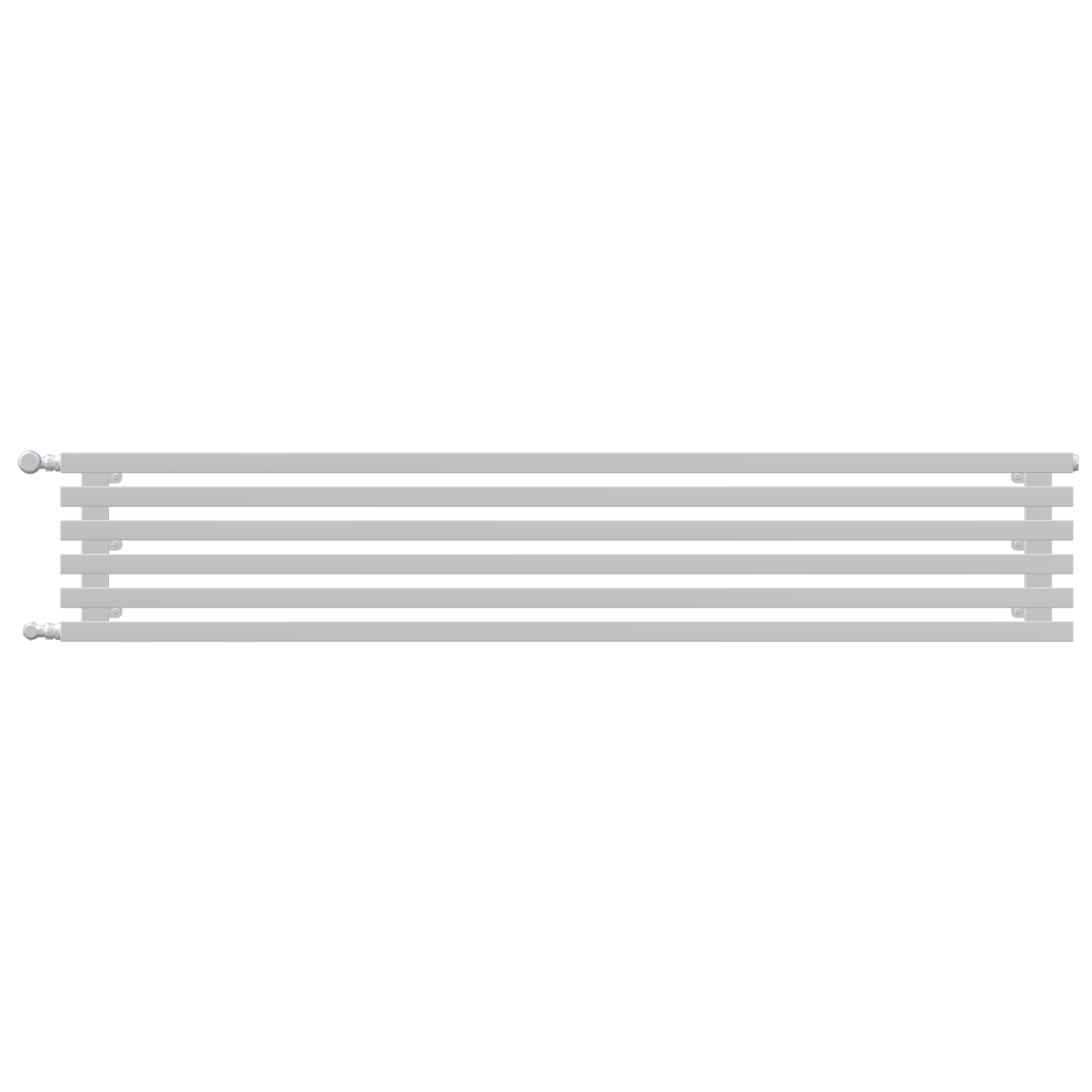 Радиатор трубчатый Guardo Retta 6P Aura 6P-0700-08 BK-GOR R9016(M) 350/ ...
