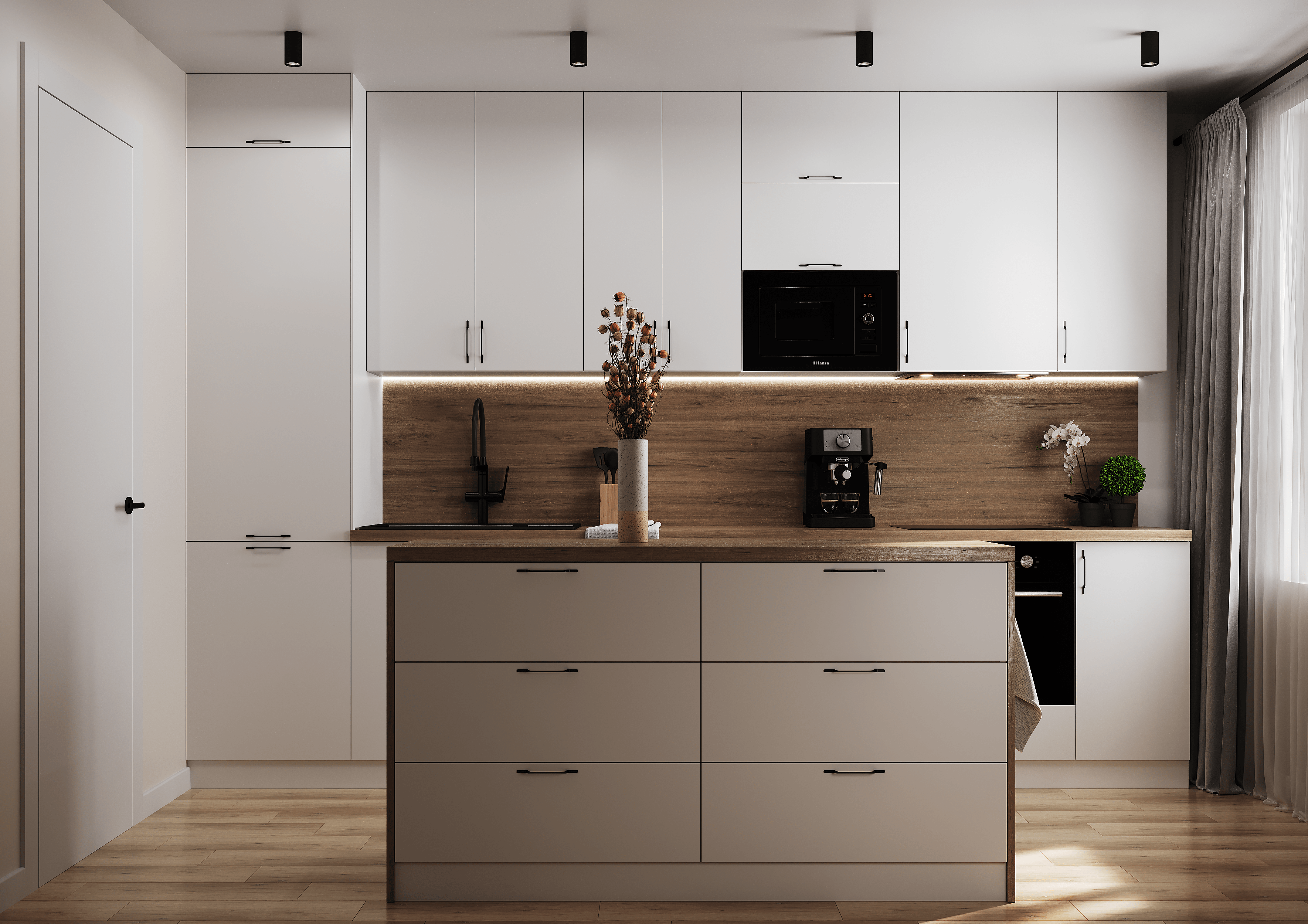 Микроволновая печь Hansa AMM20BESH встраиваемая 20 л 59.5x34.3x38.8 см механическое управление цвет чёрный - 15