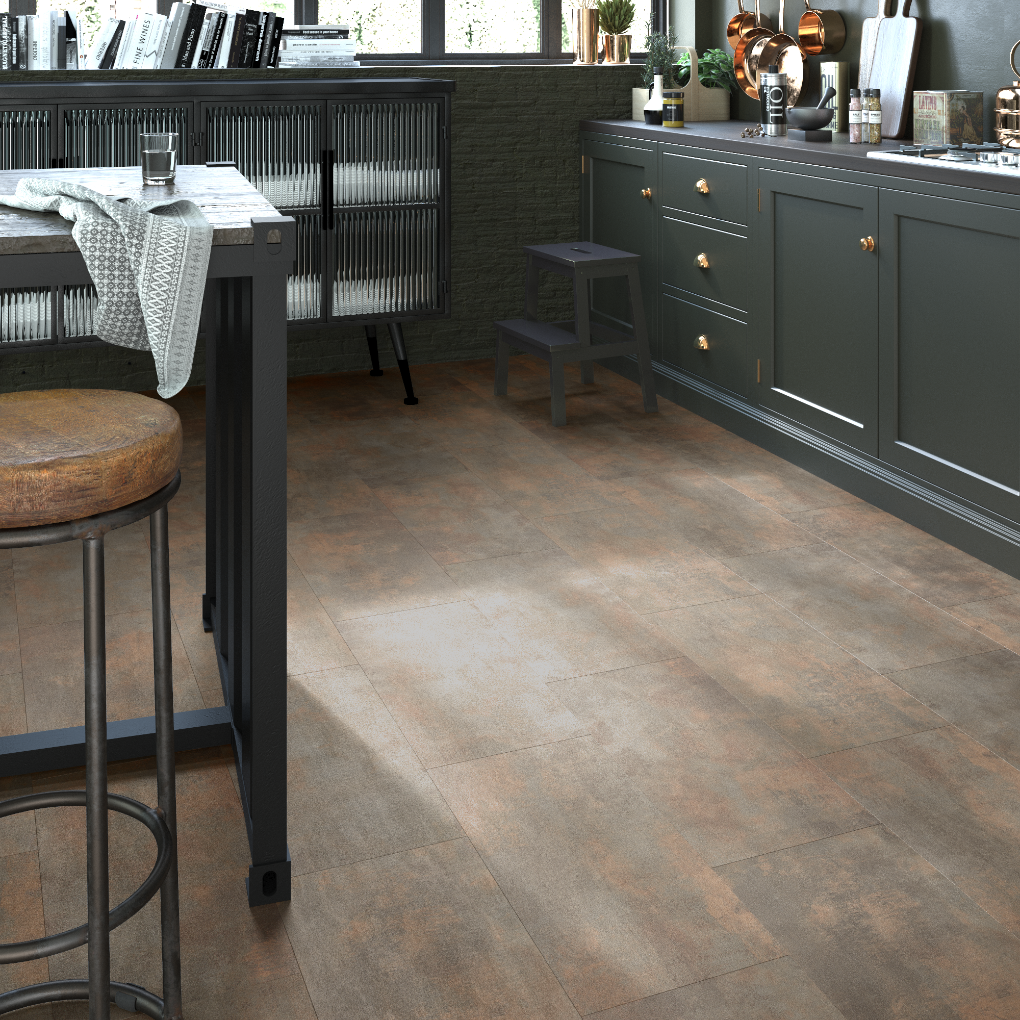 Изображение товара ПВХ плитка Artens Copper 2 мм 2.5 м² клейкая для теплого пола