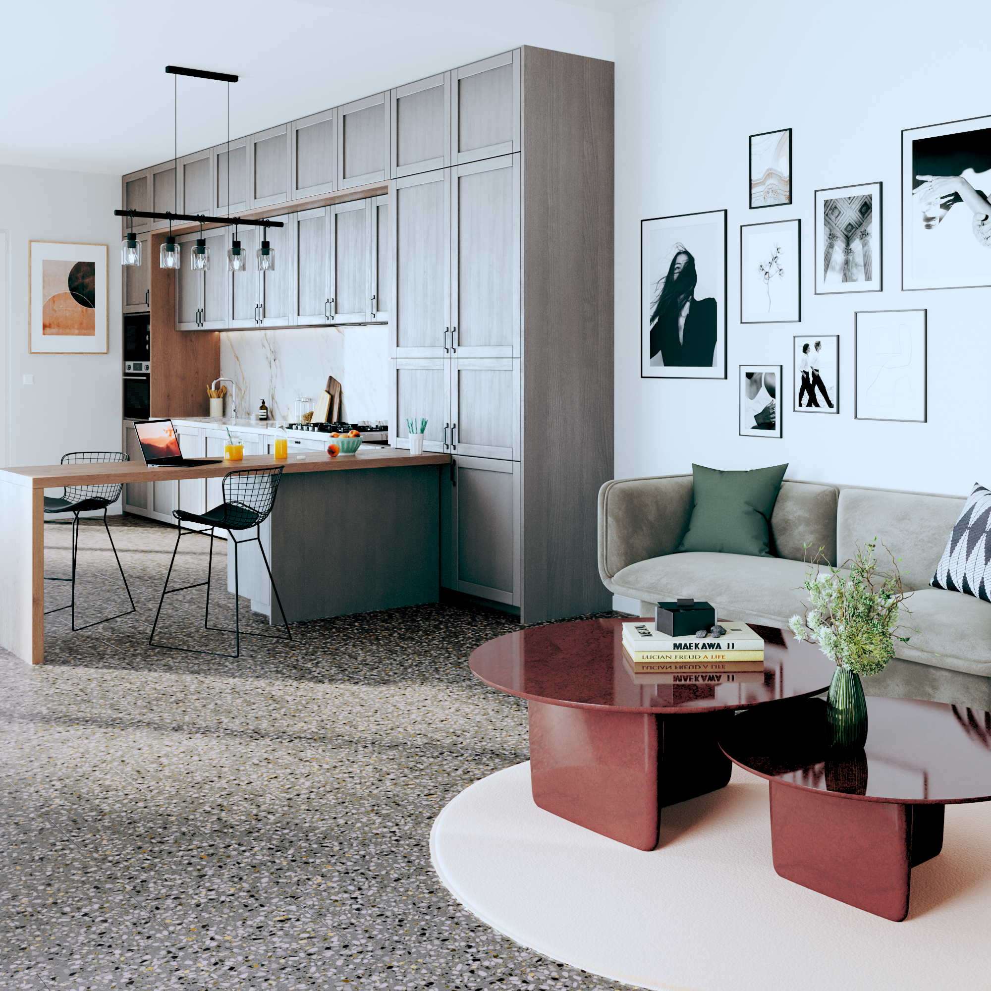 Изображение товара SPC плитка ARTENS Allora 32 класс, толщина 4 мм, 1.67 м², водостойкая и совместимая с теплым полом