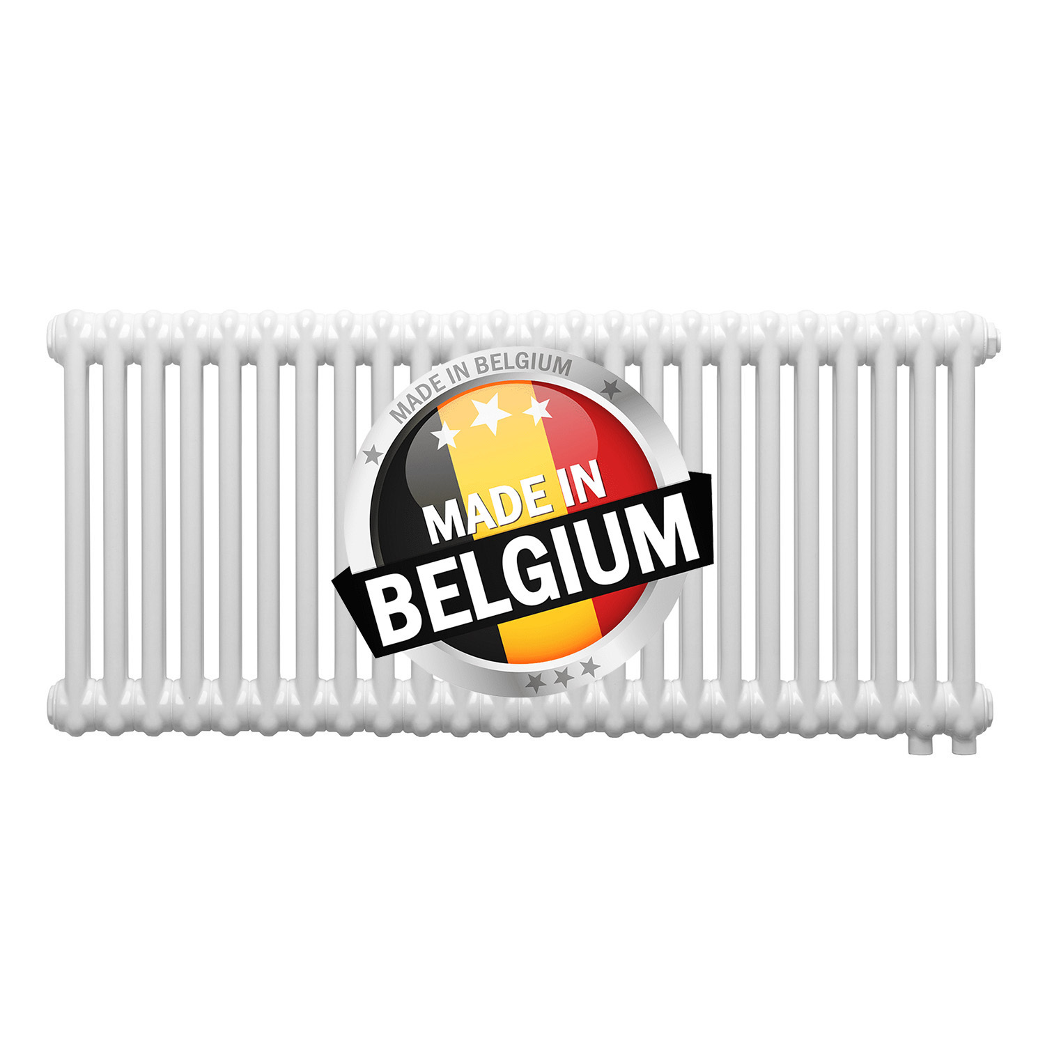 Изображение товара Радиатор трубчатый Vasco Ritmo 2057V 50/108 сталь 24 секций нижнее подключение цвет белый