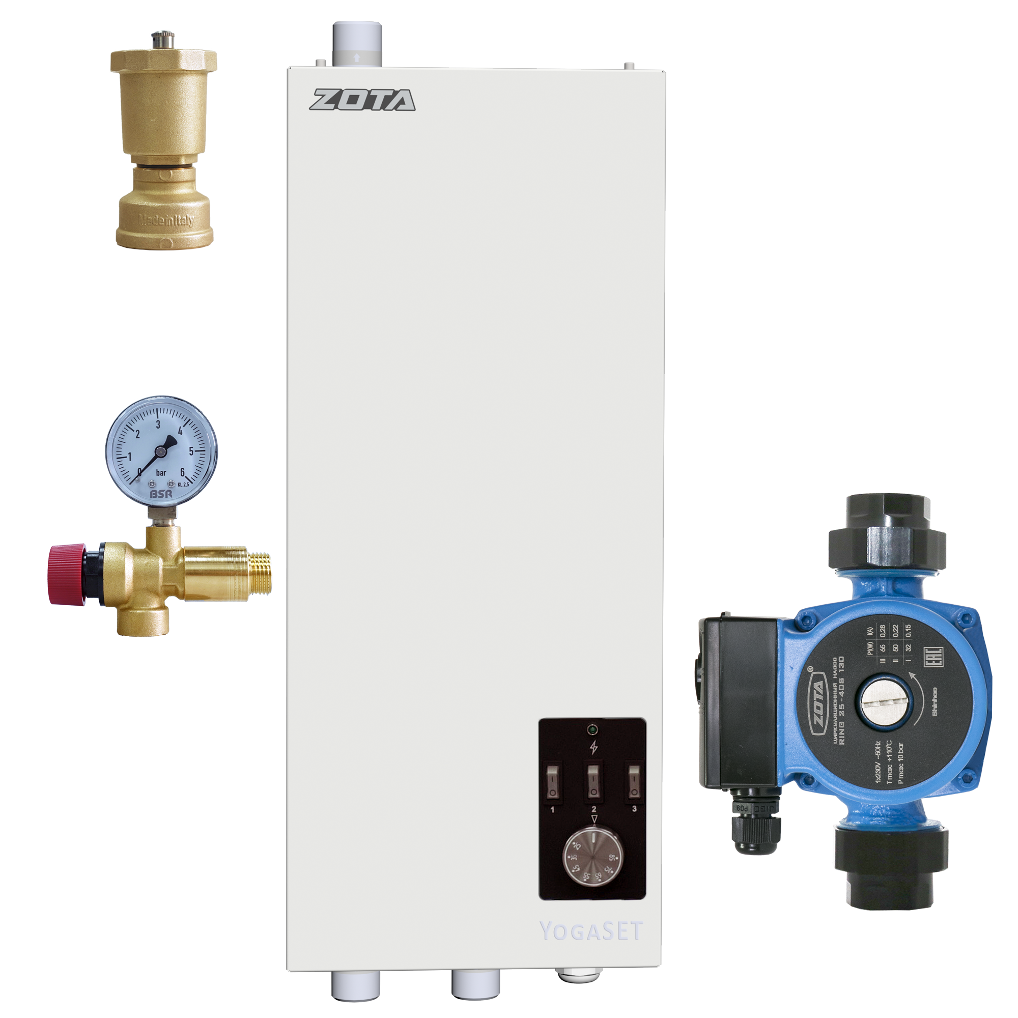 Изображение товара Электрический котел Zota YOGASET 9 кВт настенный для отопления до 90 м²