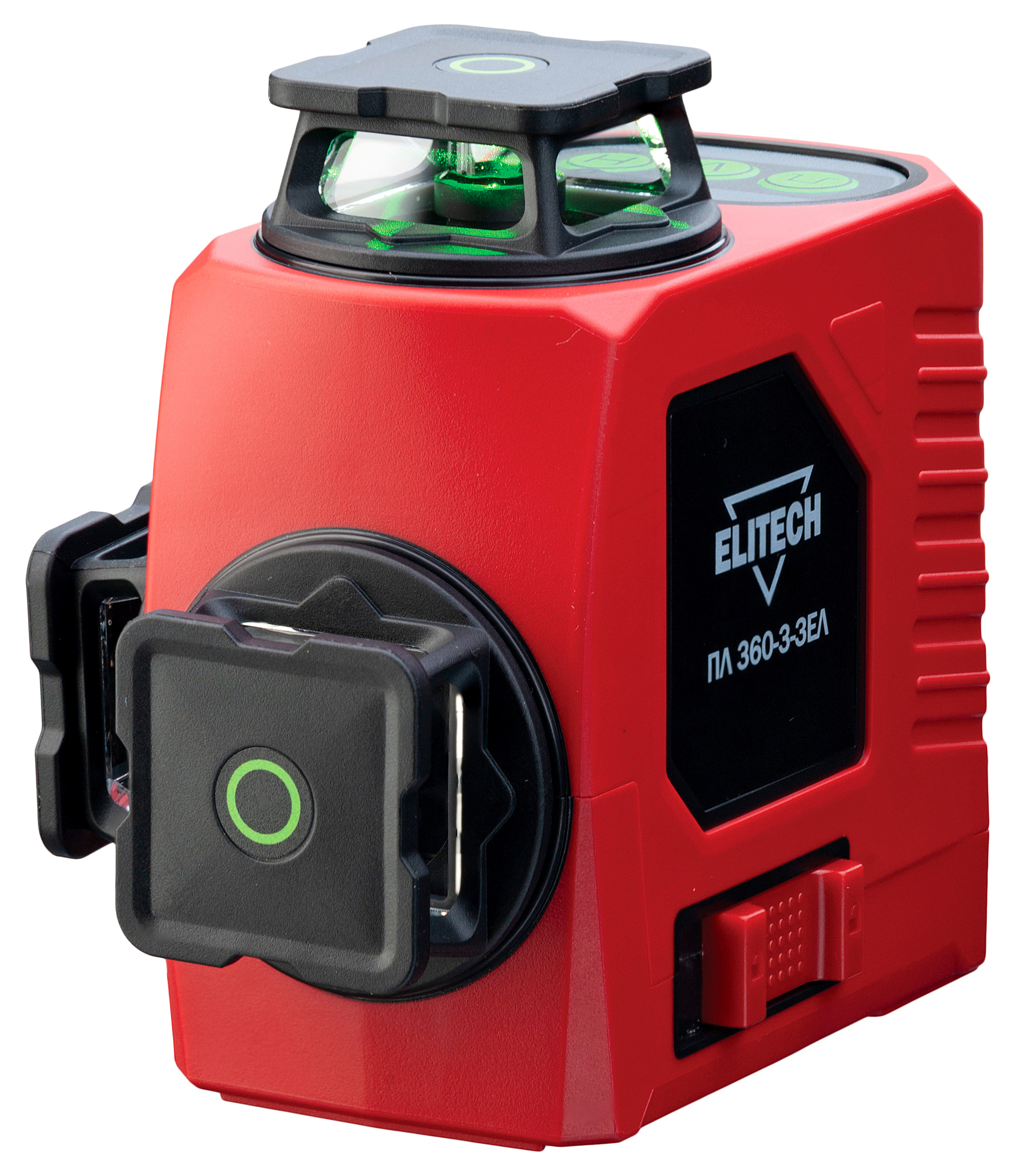 Изображение товара Нивелир лазерный Elitech ПЛ 360-3-ЗЕЛ зеленый луч, 25 м с пультом ДУ