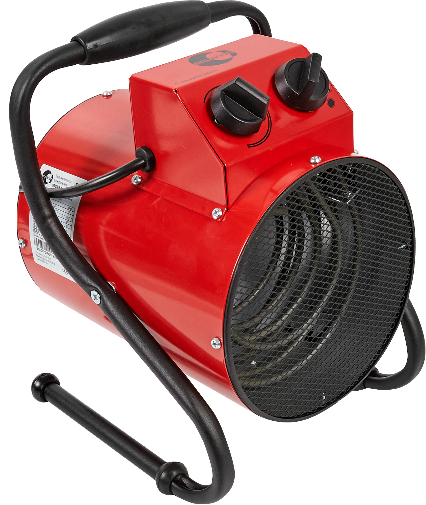 Тепловая пушка электрическая Equation Brigade 3 3000 Вт цвет красный