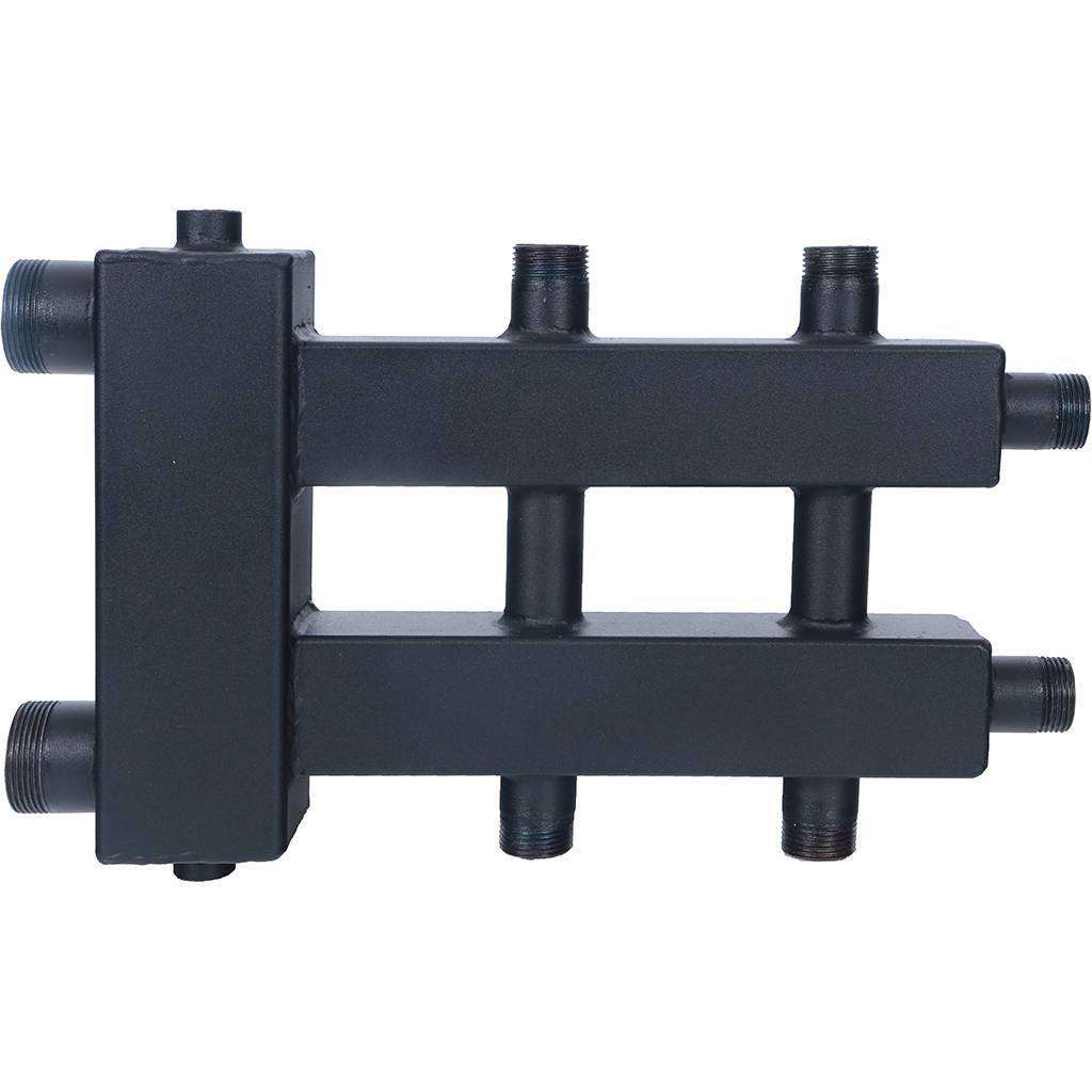 Изображение товара Коллектор водяного отопления Rommer 3 контура металл гидроразделитель Россия