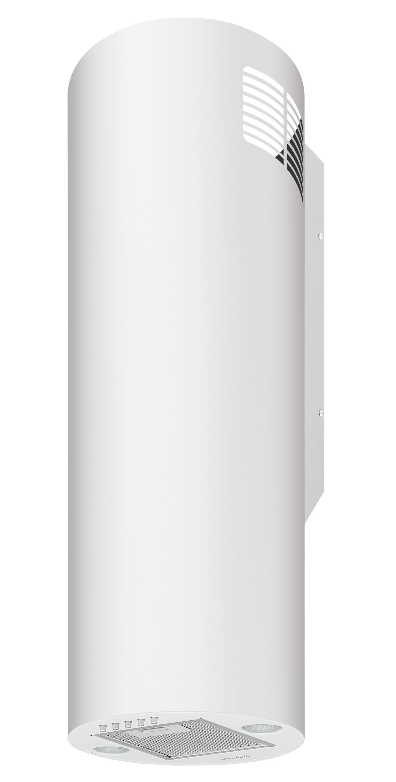 Изображение товара Вытяжка встроенная Weissgauff Tubus 90 см белая цилиндрическая встраиваемая вентиляция