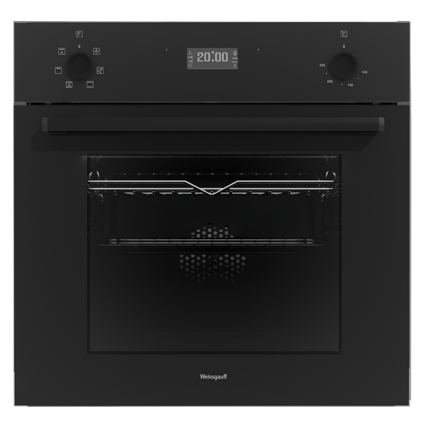Изображение товара Электрический духовой шкаф Weissgauff EOV 676 60x60x60 см черный с конвекцией