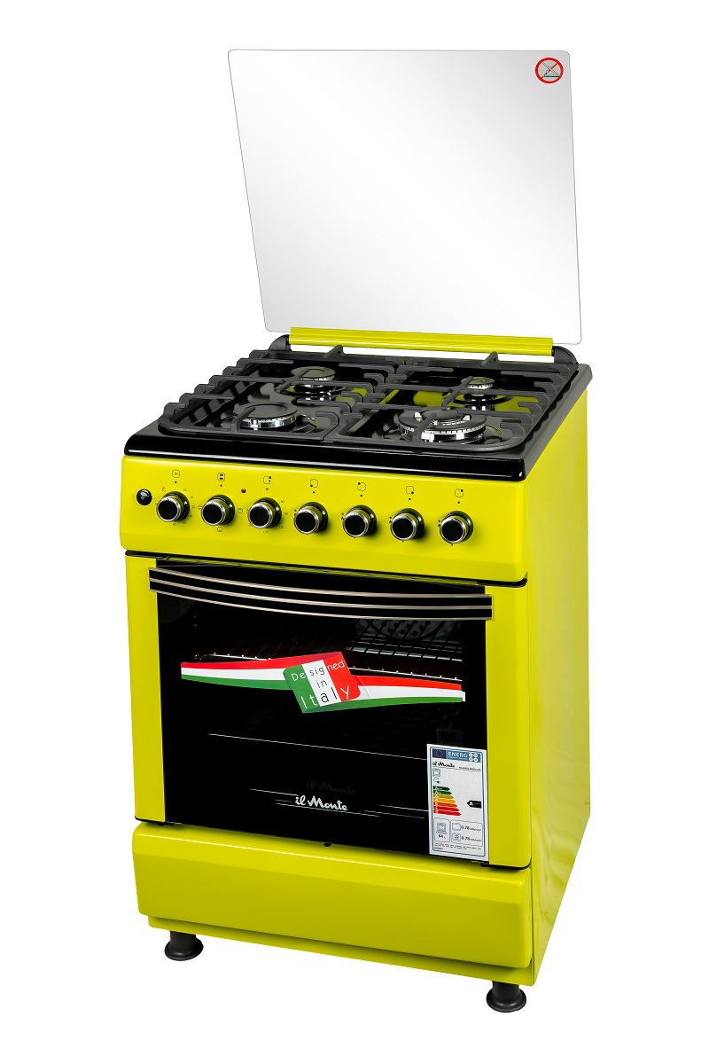 Изображение товара Газовая плита с духовкой Il monte FO-GE6012 60x85x60 см зеленый