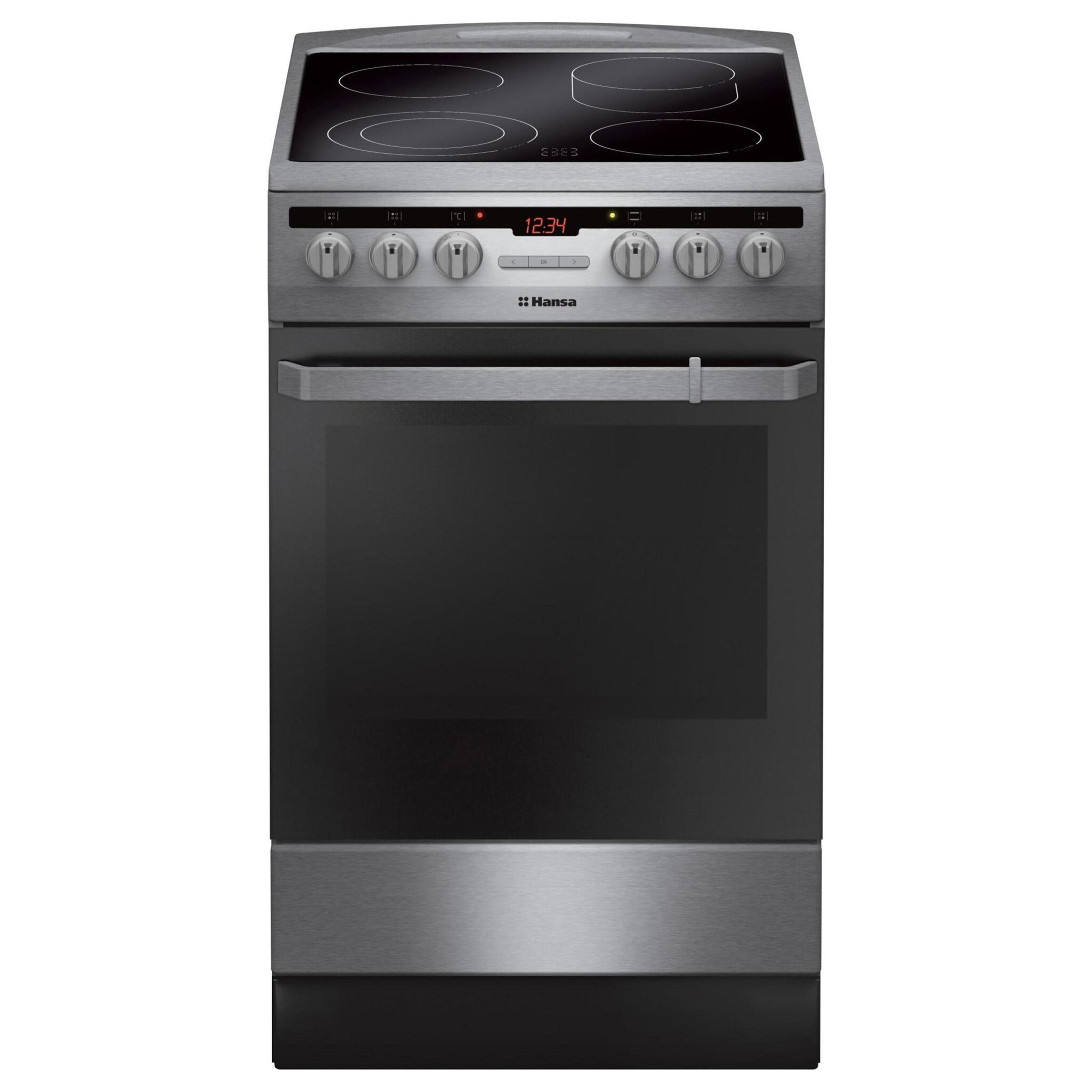 Изображение товара Электрическая плита с духовкой Hansa FCCX58221 50x85x60 см нержавеющая сталь