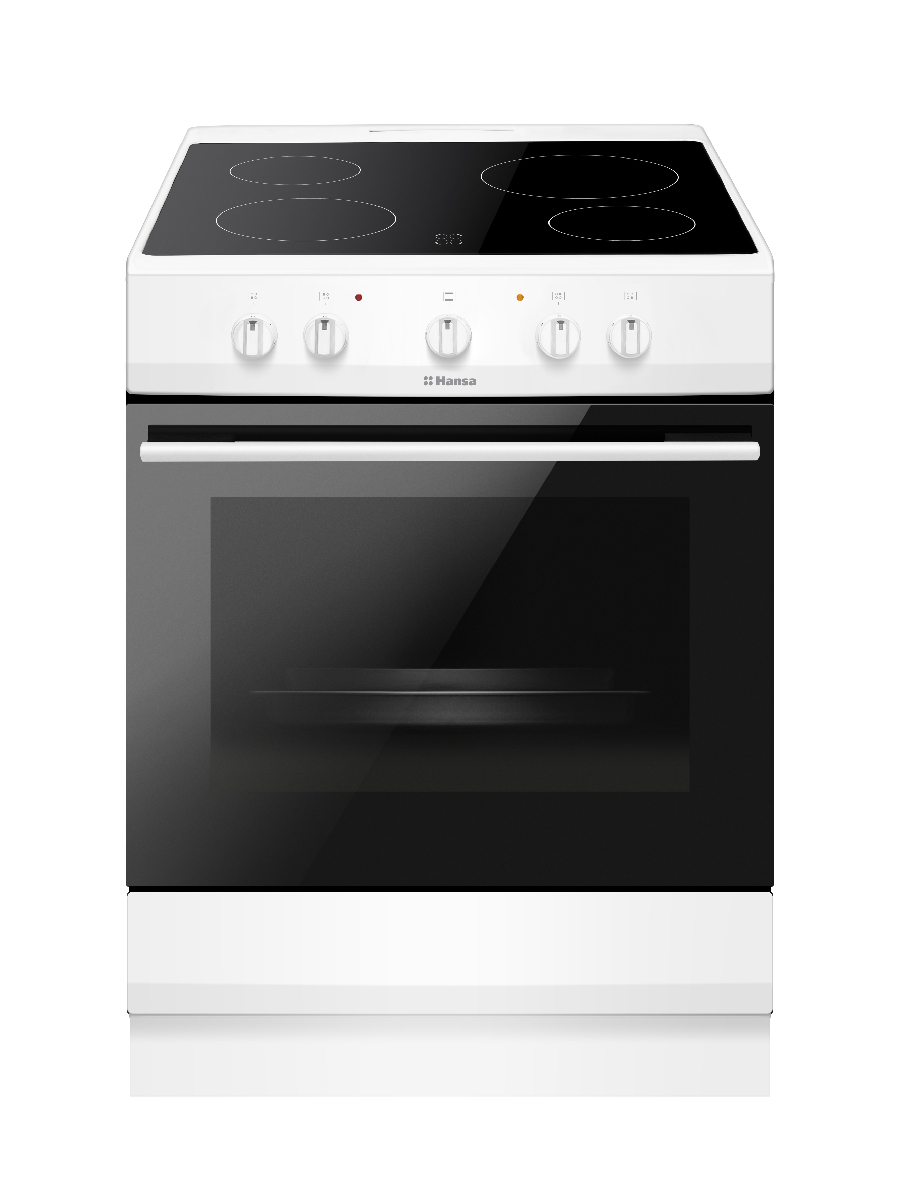 Изображение товара Электрическая плита с духовкой Hansa FCCW63000H 60x85 см белая