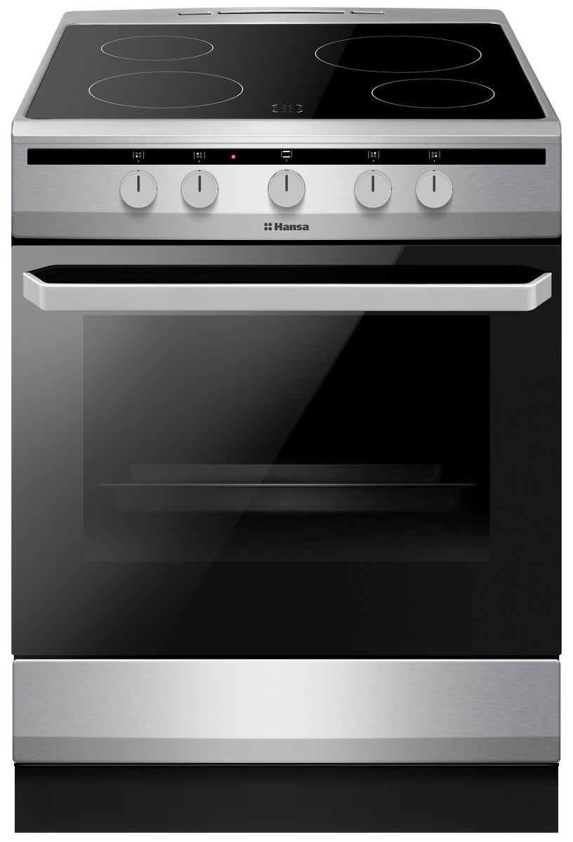Изображение товара Электроплита Hansa FCCS63000 60 см стеклокерамическая духовка гриль паровая очистка польша