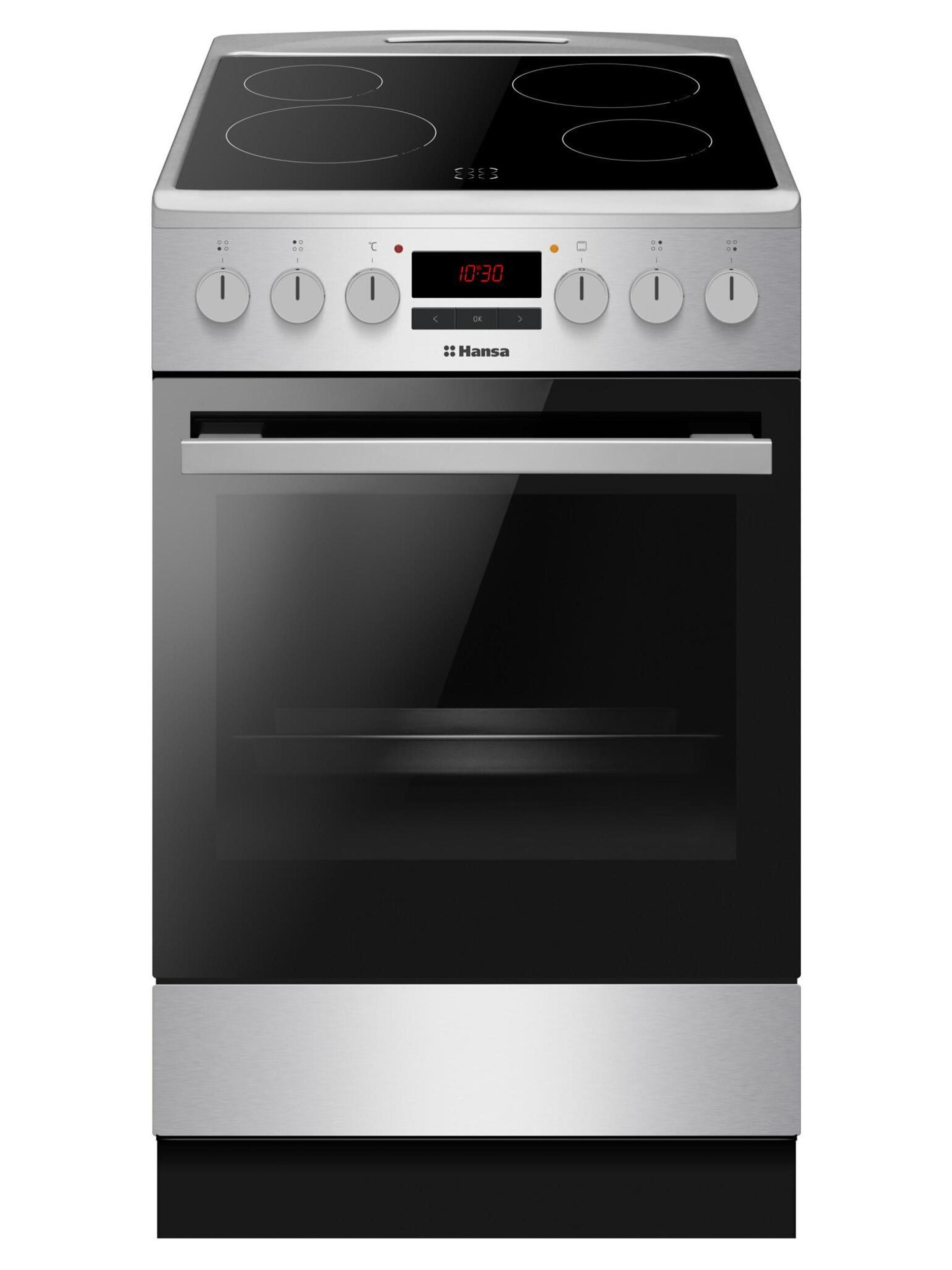 Изображение товара Электроплита Hansa FCCX58203 с духовкой и функциями нагрева на 50 см